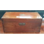 A 19TH CENTURY MAHOGANY DESK CABINET.