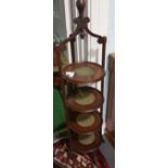 An Unusual 19th Century Four Tier Cake Stand.