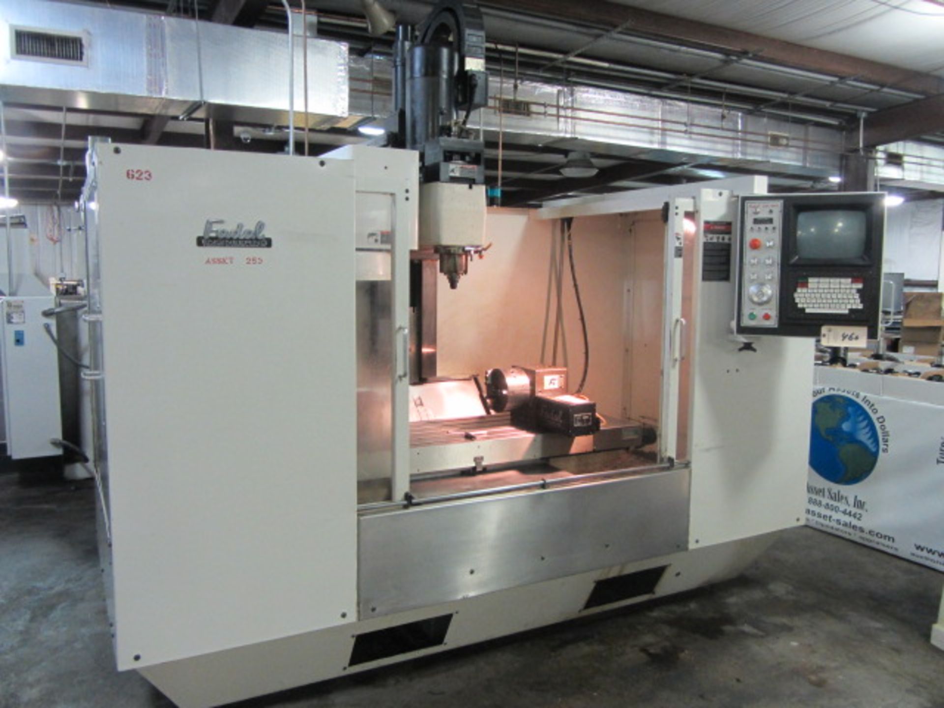 Fadal Model VMC 4020HT CNC Vertical Machining Center with 20'' x 48'' Table, 40'' X-Axis, 20'' Y-