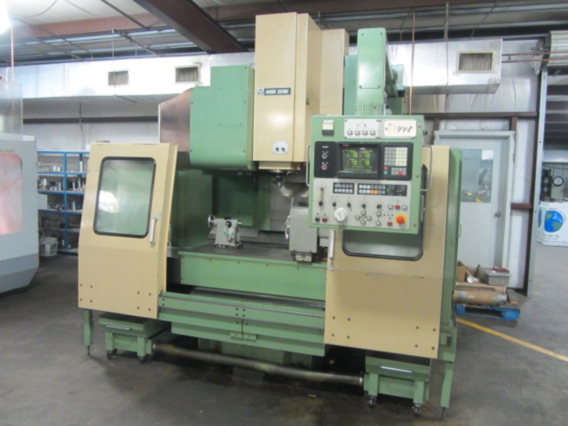 Mori Seiki Model MV45B/40 CNC Vertical Machining Center with 18'' x 48'' Table, 40'' X-Axis, 20'' - Image 7 of 7