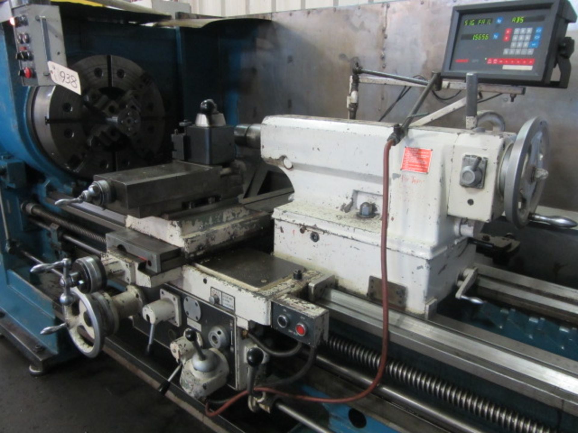 Mazak Heavy Duty Oil Country Engine Lathe with Dual 24'' 4-Jaw Chucks, 34'' Swing Over Bed x 100'' - Image 5 of 7