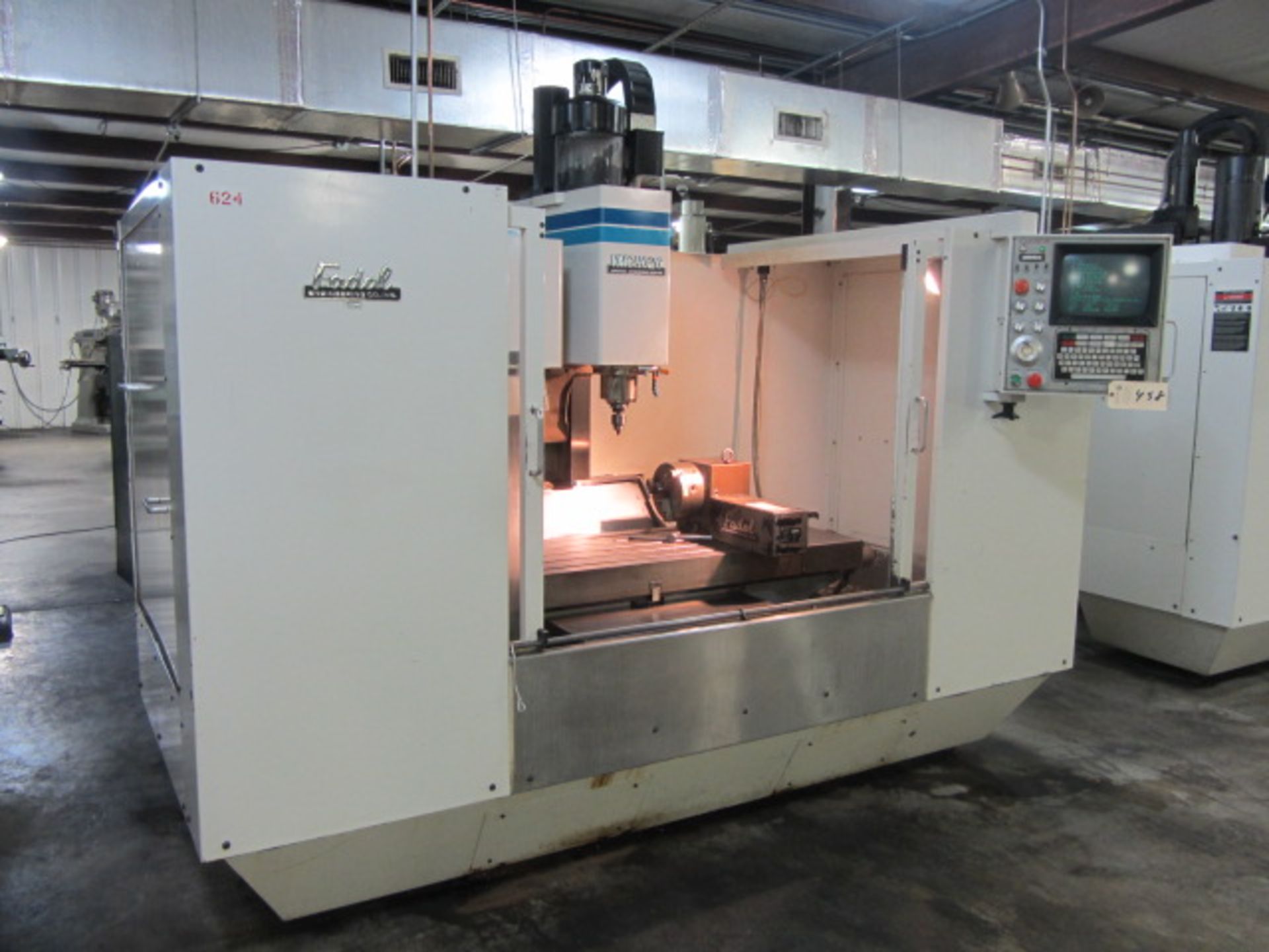 Fadal Model VMC 4020HT CNC Vertical Machining Center with 20'' x 48'' Table, 40'' X-Axis, 20'' Y-