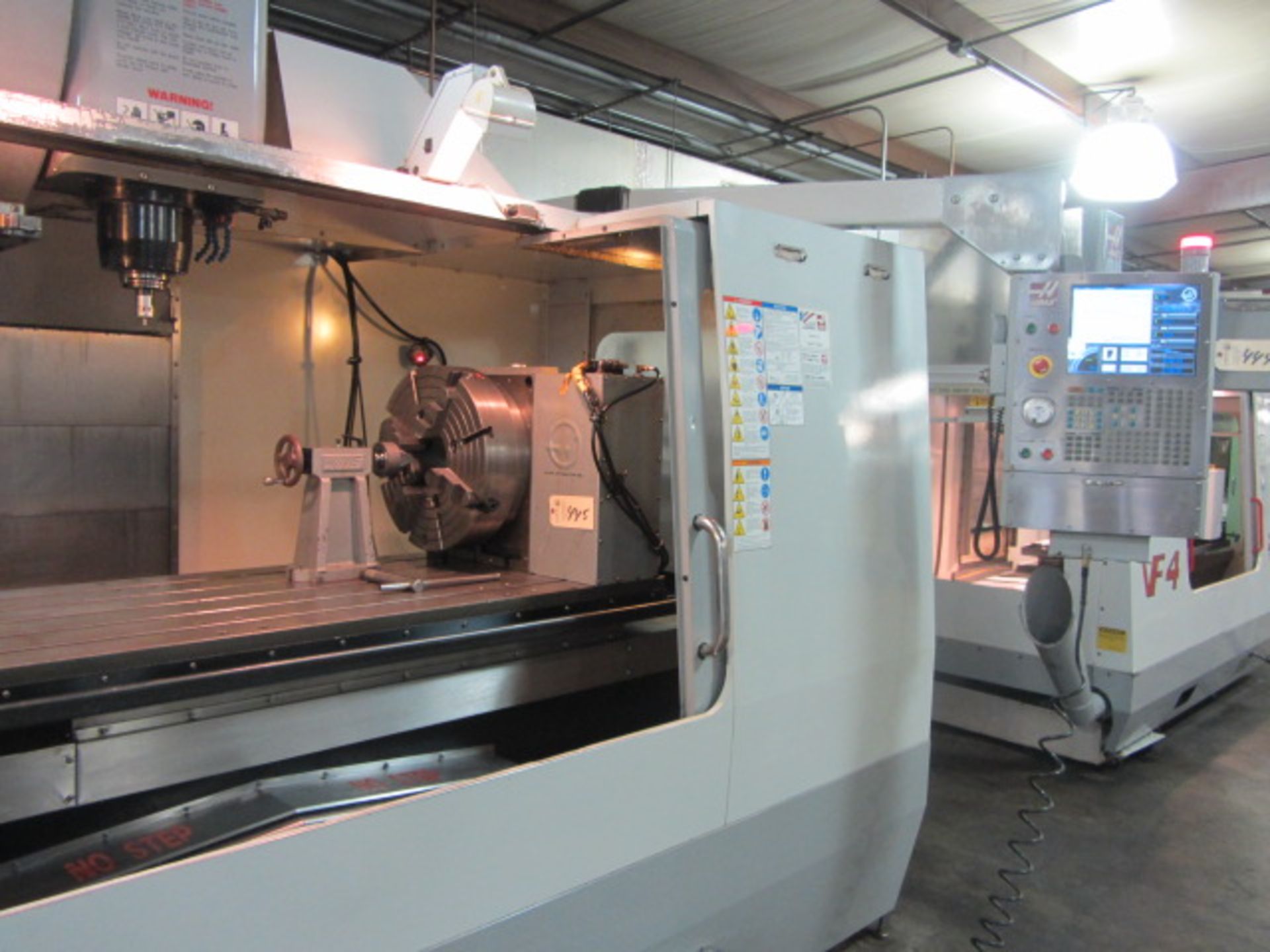 Haas Model VF-6/50 CNC Vertical Machining Center with 28'' x 64'' Table, 64'' X-Axis, 32'' Y-Axis, - Image 3 of 7