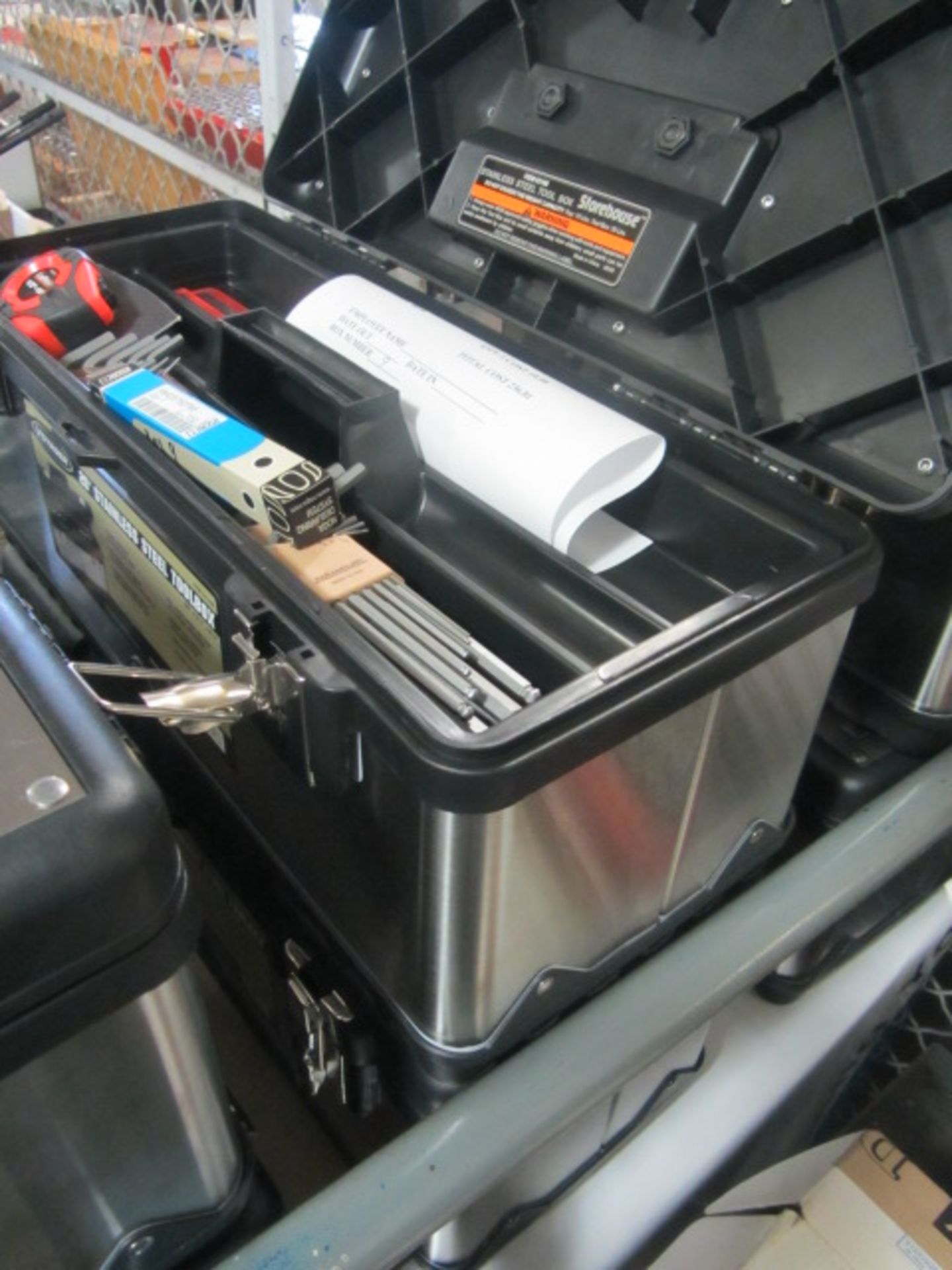 (2) 10'' Toolboxes each with 6'' Scale, 12'' Scale, Deburr Tool, Dial Indicator, Mag Base Holder,