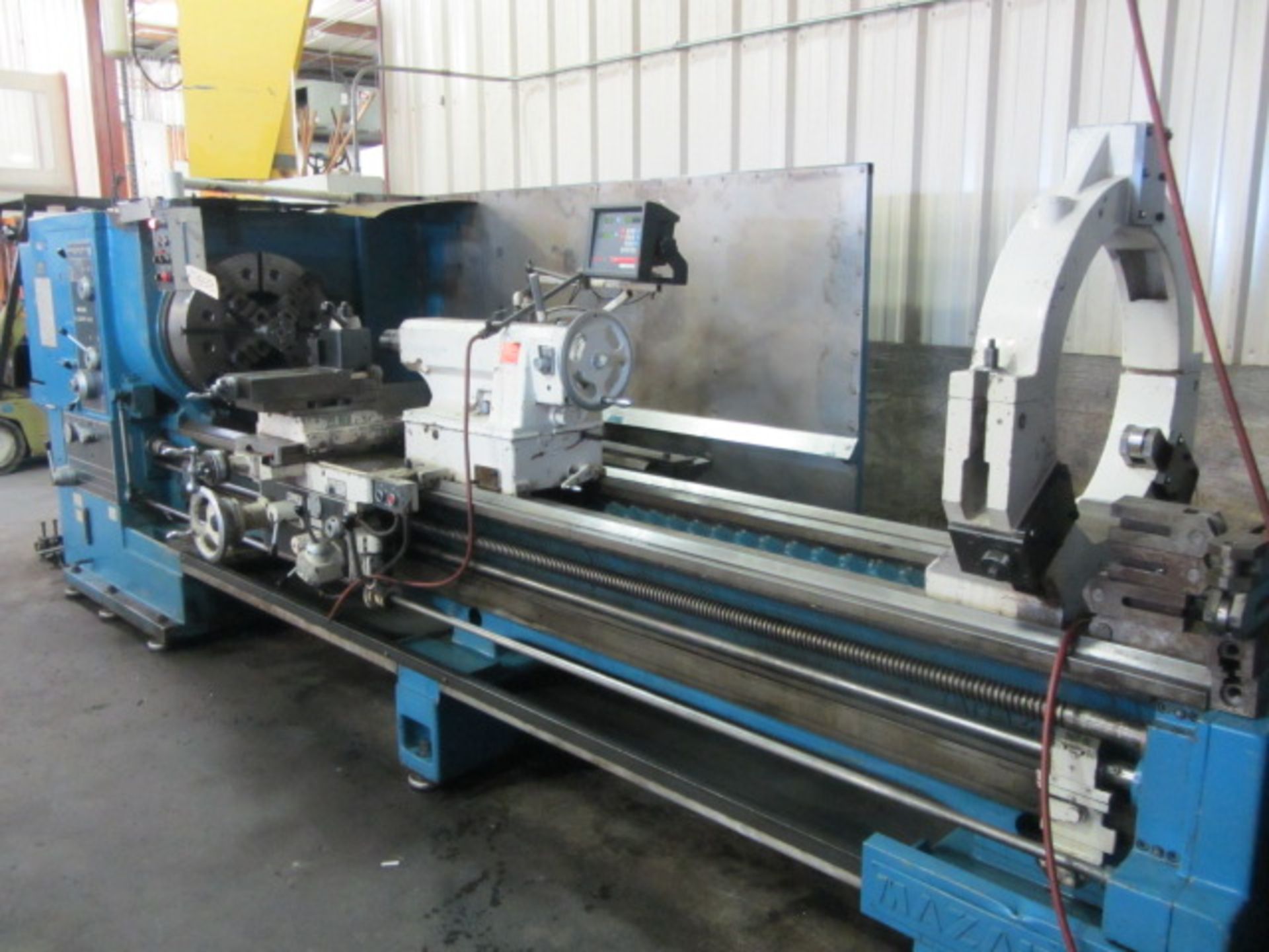 Mazak Heavy Duty Oil Country Engine Lathe with Dual 24'' 4-Jaw Chucks, 34'' Swing Over Bed x 100'' - Image 6 of 7
