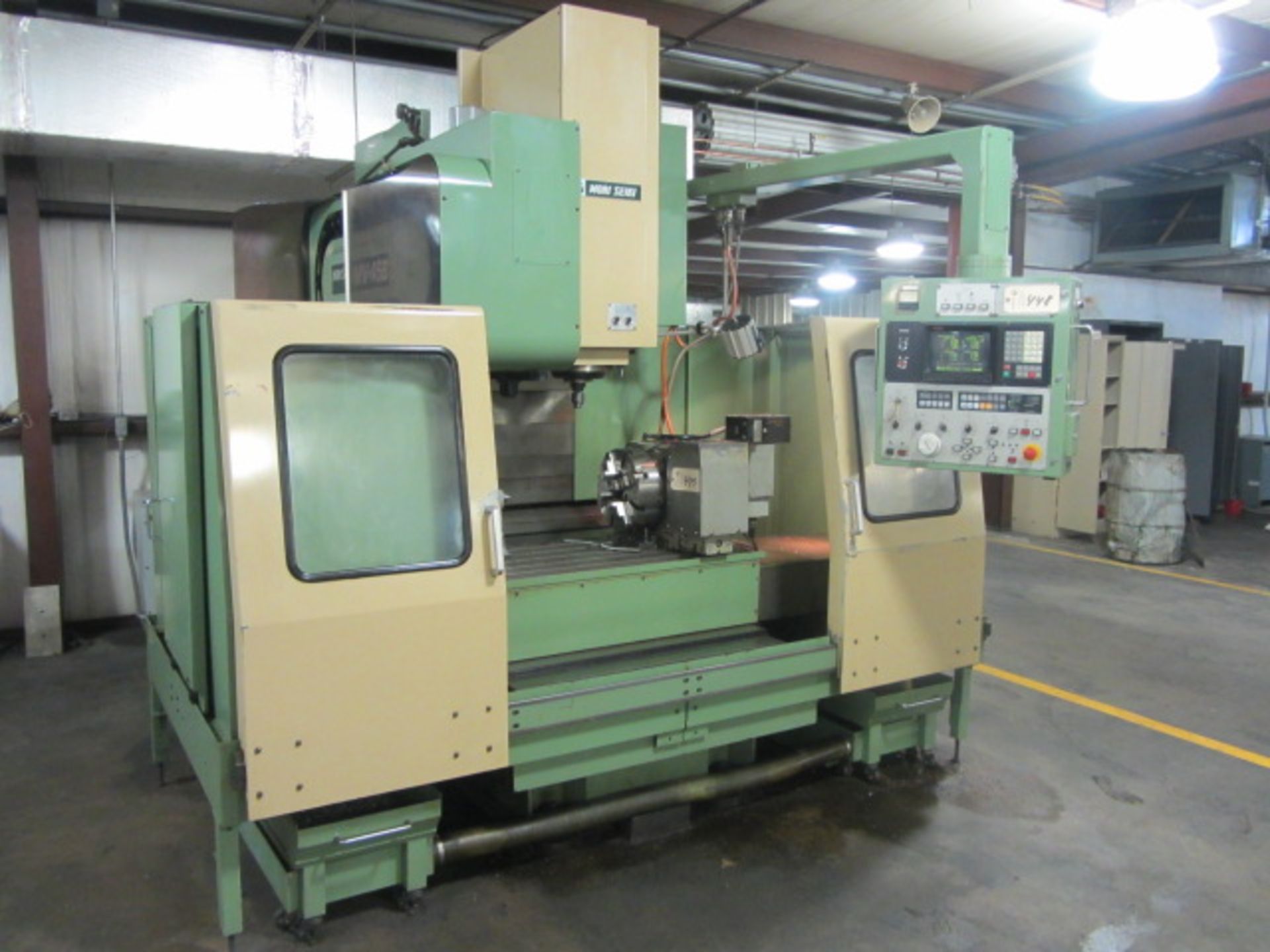 Mori Seiki Model MV45B/40 CNC Vertical Machining Center with 18'' x 48'' Table, 40'' X-Axis, 20''