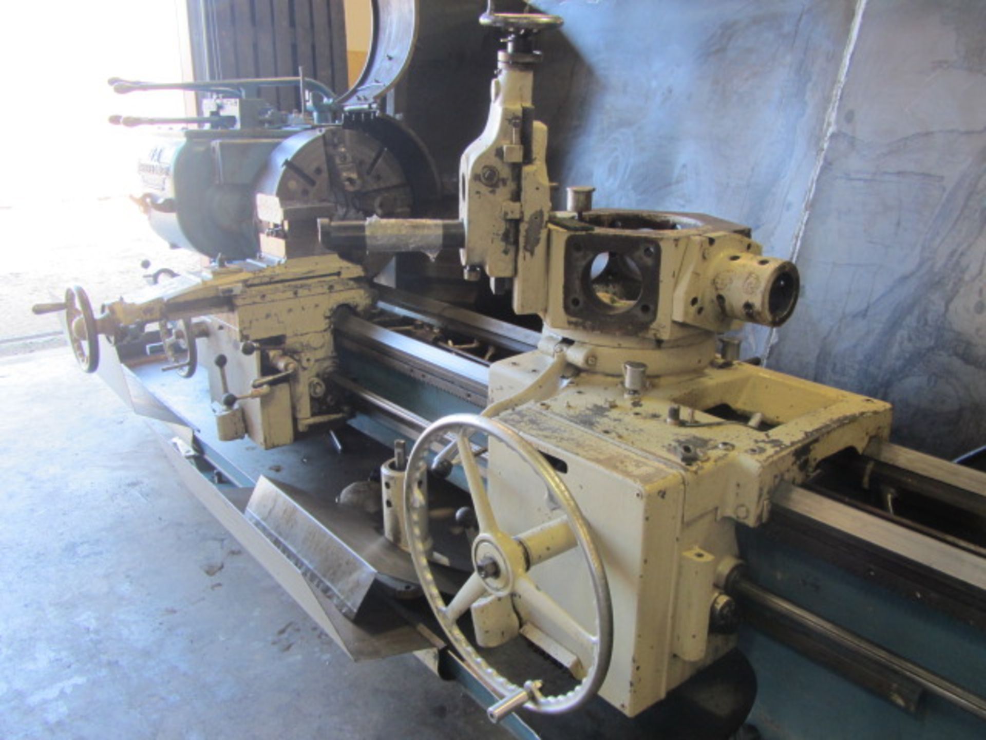 Warner & Swasey Model 3-A Lathe with 21'' 4-Jaw Chuck, 6-1/8'' Thru Hole, 15 HP, Power Cross - Image 8 of 10