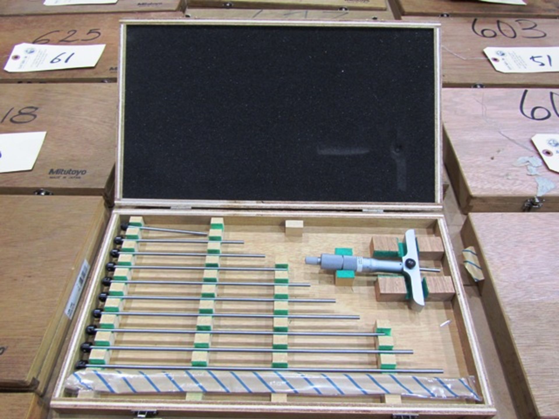 Mitutoyo 4''-12'' Depth Micrometer