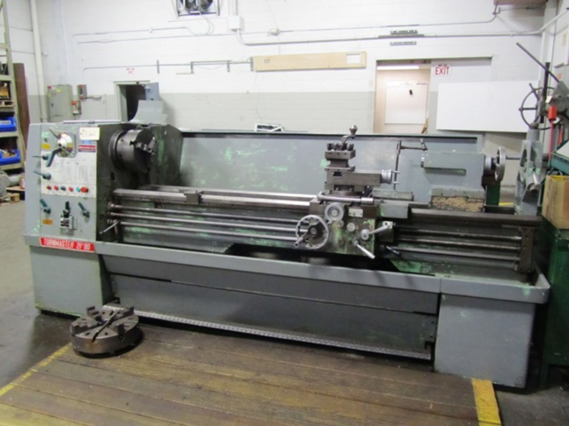 Turnmaster 21'' x 80'' Gap Bed Engine Lathe with 4-Jaw Chuck, Tail Stock, Taper Attachment, Inch & - Image 2 of 2