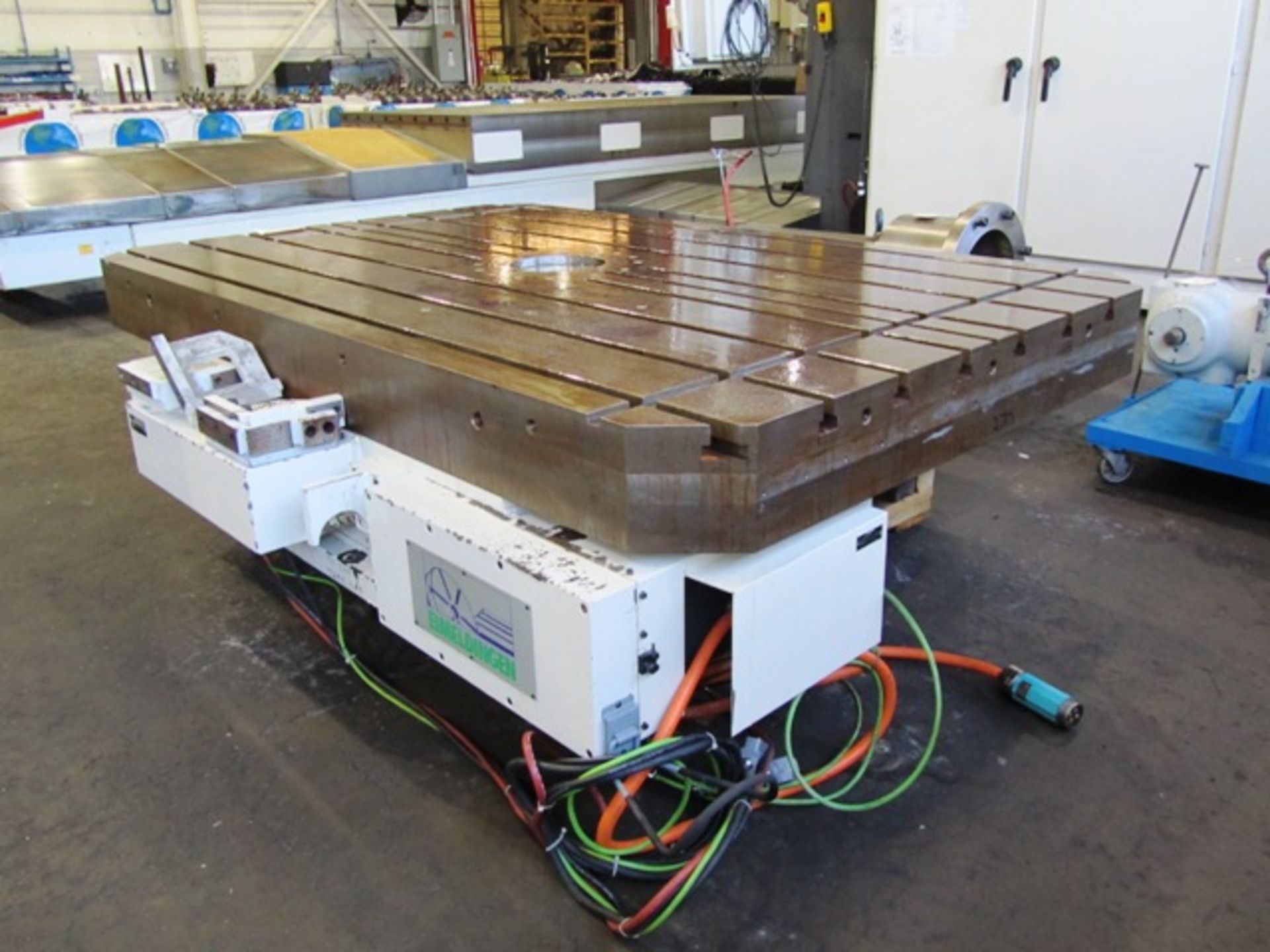 Eimeldingen Model 2-16-1600 63'' x 98" CNC B-Axis Rotary Table with +/- 3 Arc Seconds, 45,000lb
