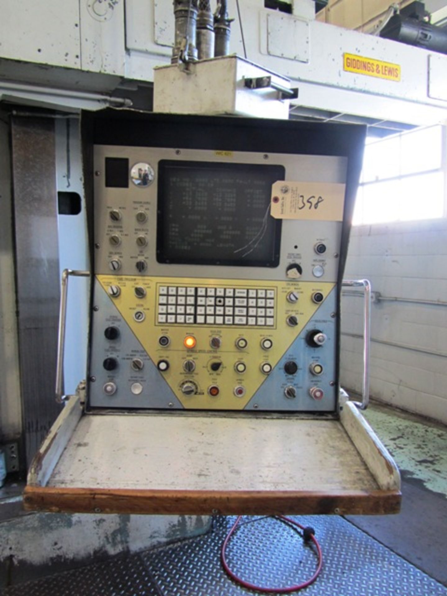 Giddings & Lewis Model H70-T 7'' CNC Table Type Horizontal Boring Mill with 72'' x 168'' Table, - Image 2 of 4