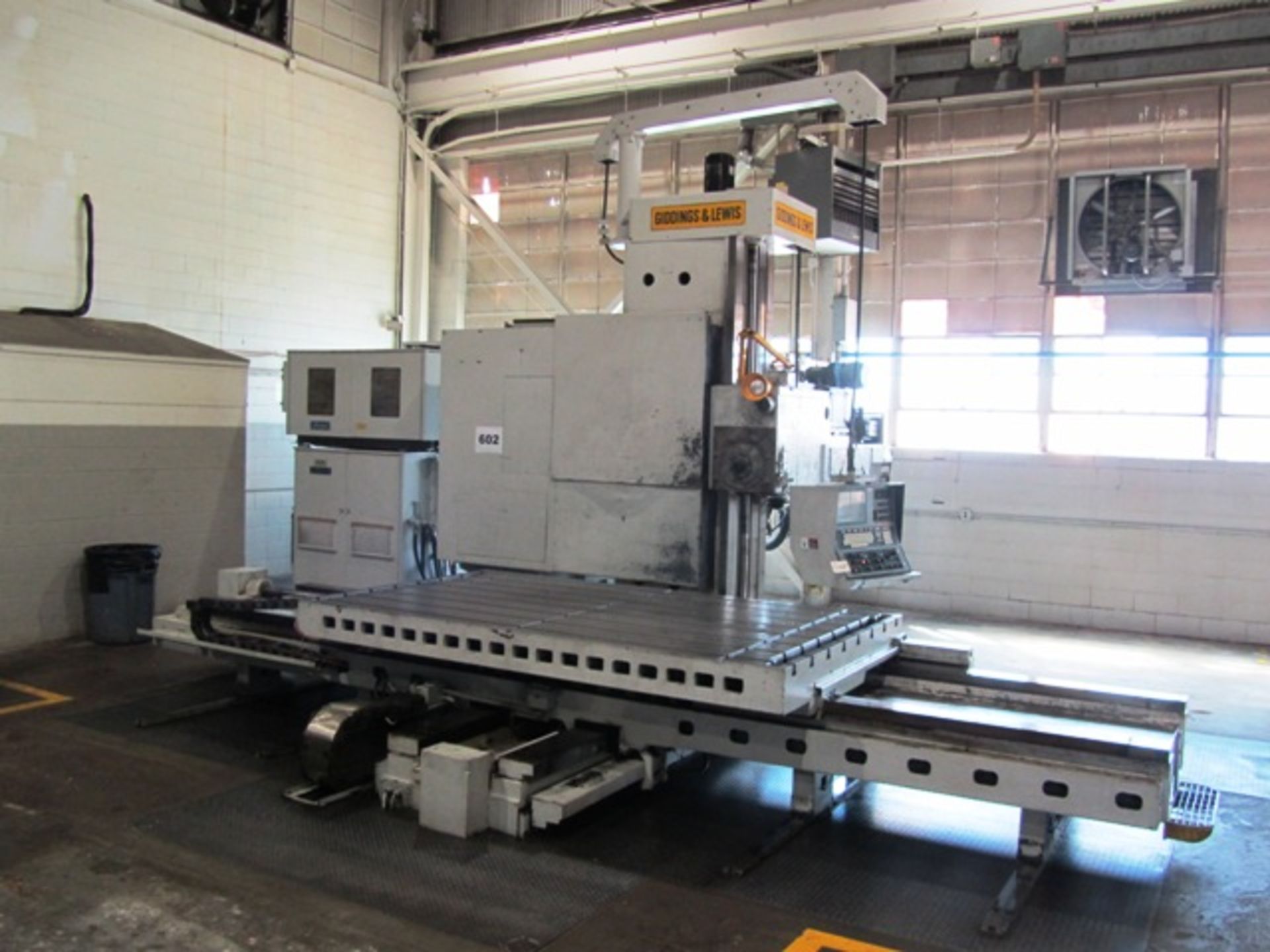 Giddings & Lewis Model G60TX 6'' CNC Table Type Horizontal Boring Mill with 72'' x 120'' Table,