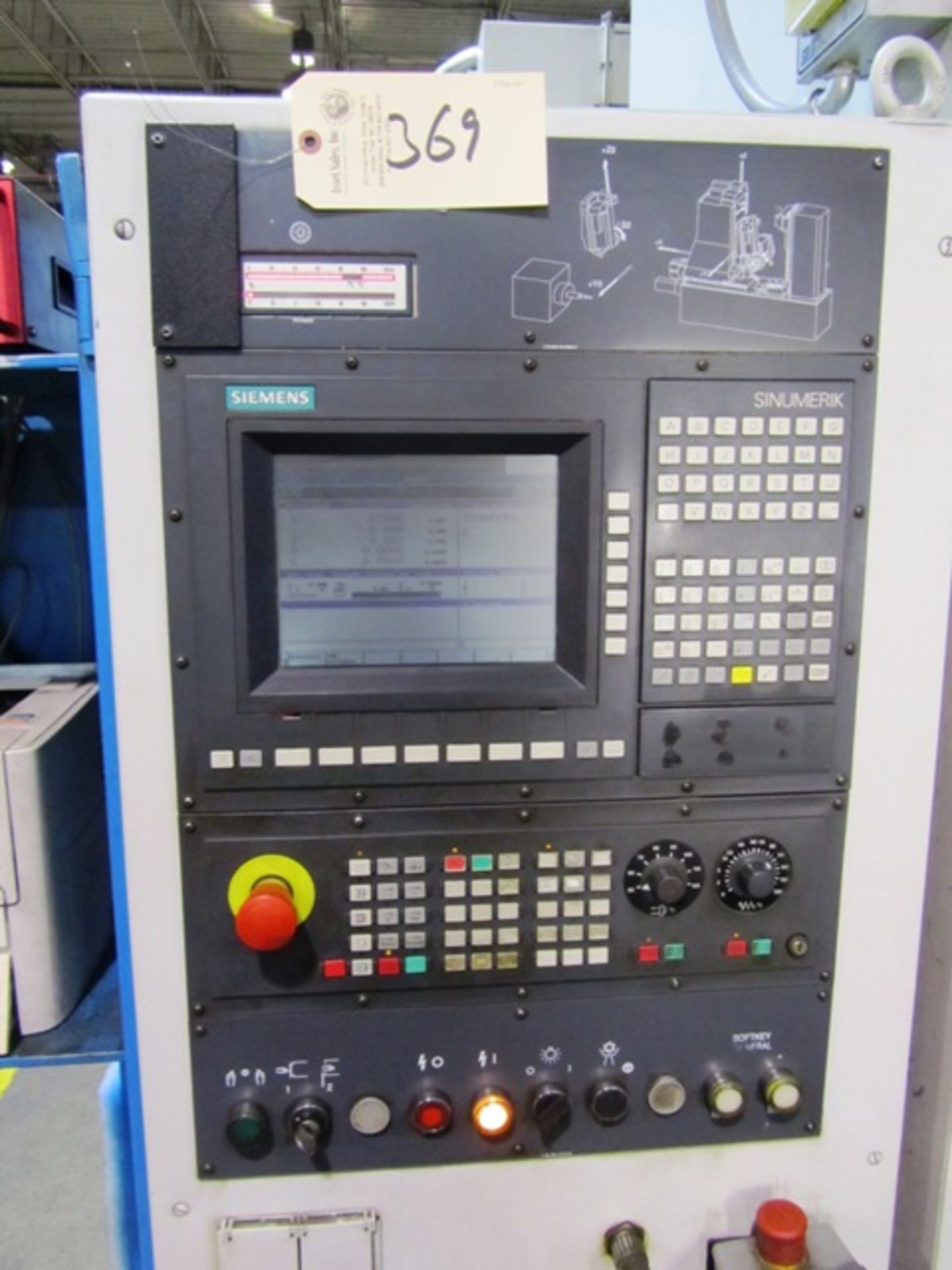 Pfauter Model P400G CNC Gear Profile Grinding Machine with 15.7'' Maximum Workpiece Diameter, 1.37'' - Image 2 of 4