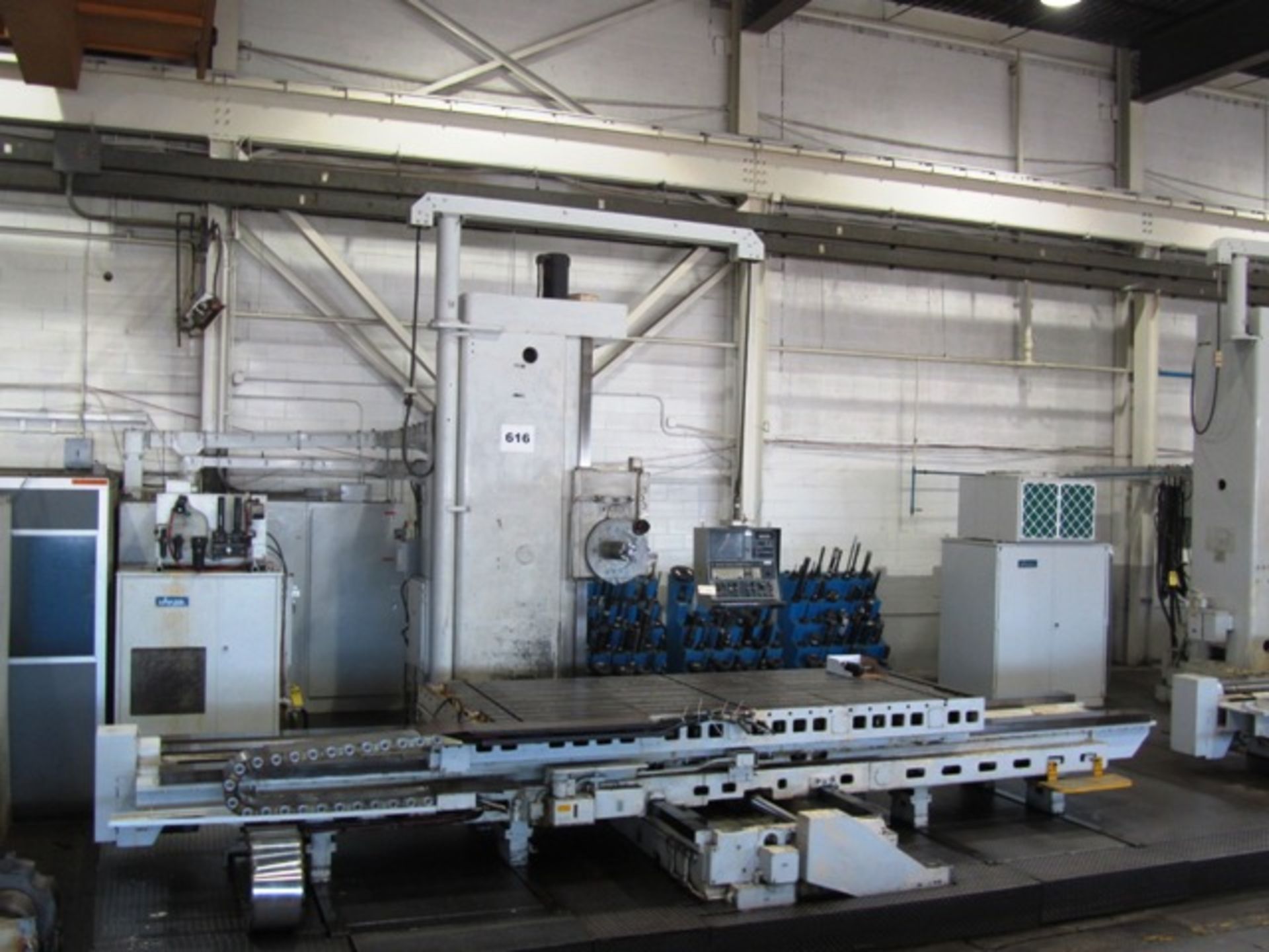 Giddings & Lewis Model 70-H6-T 6'' CNC Table Type Horizontal Boring Mill with 60'' x 144'' Table,