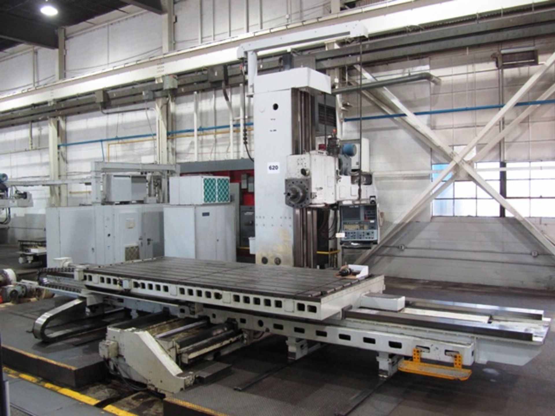 Giddings & Lewis 6'' Model 70-H6-T CNC Table Type Horizontal Boring Mill with 72'' x 156'' Table,