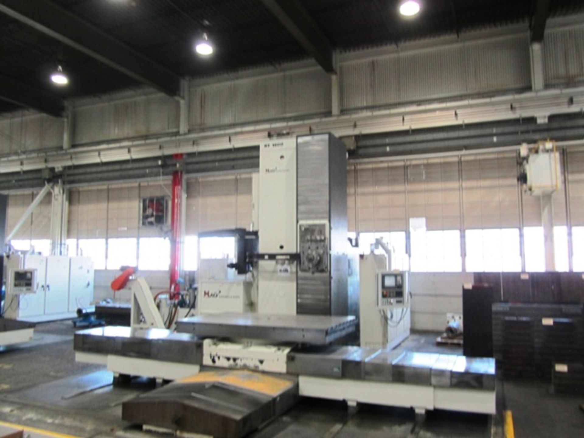 Giddings & Lewis Model RT 1600 6.1'' CNC Table Type Horizontal Boring Mill with 63'' x 98.4'' B-Axis - Image 3 of 4