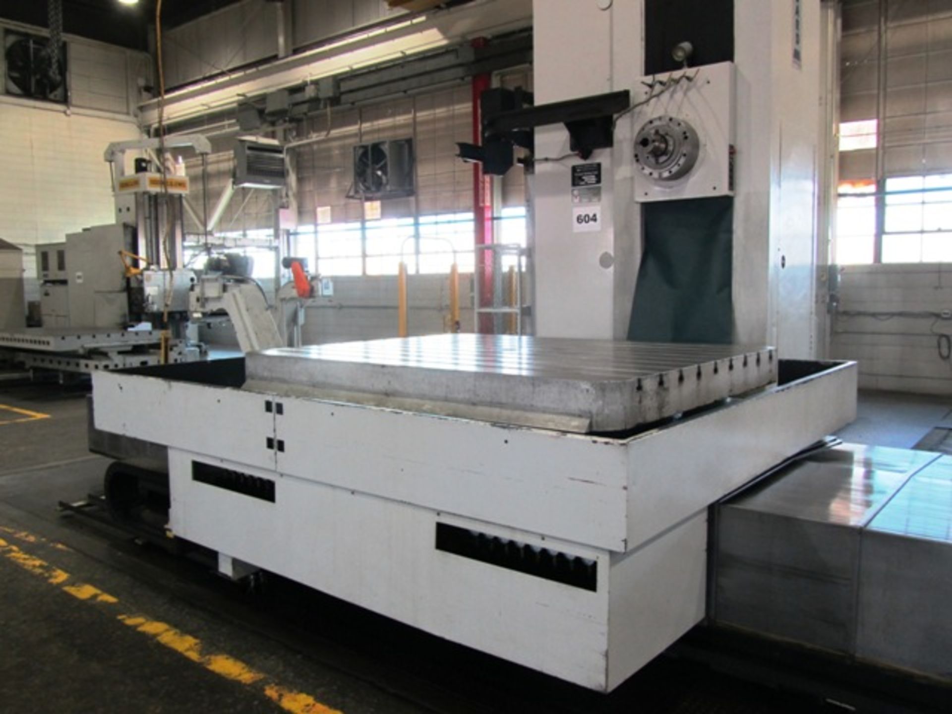 Vanguard 6.3'' CNC Table Type Horizontal Boring Mill with 78'' x 98'' 360,000 Position B-Axis Rotary - Image 4 of 5