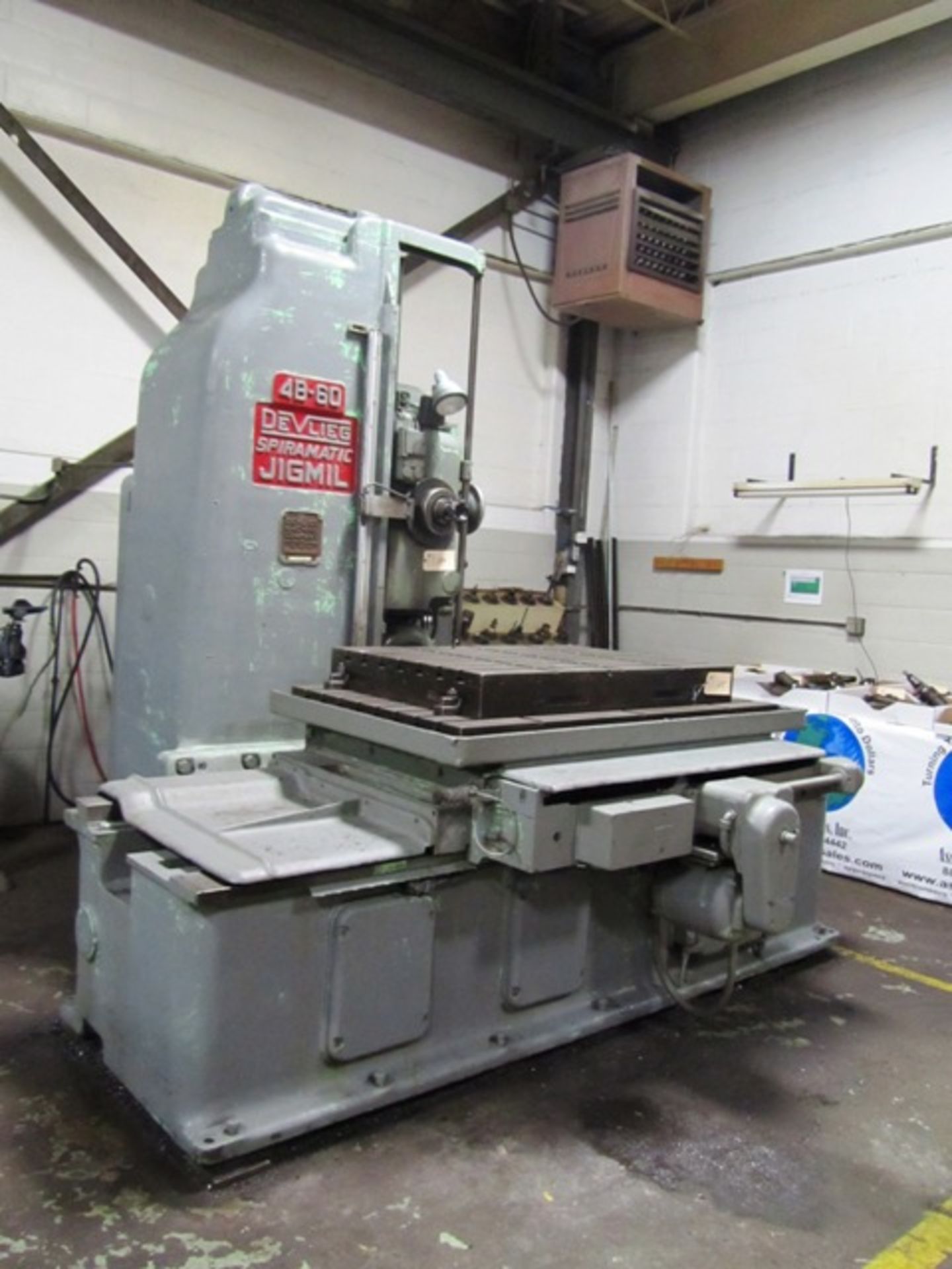 Devlieg Spiramatic Jig Mill with Approx 46'' Y-Axis, 60'' X-Axis, 17'' Z-Axis Travels, 50 Taper - Image 2 of 3