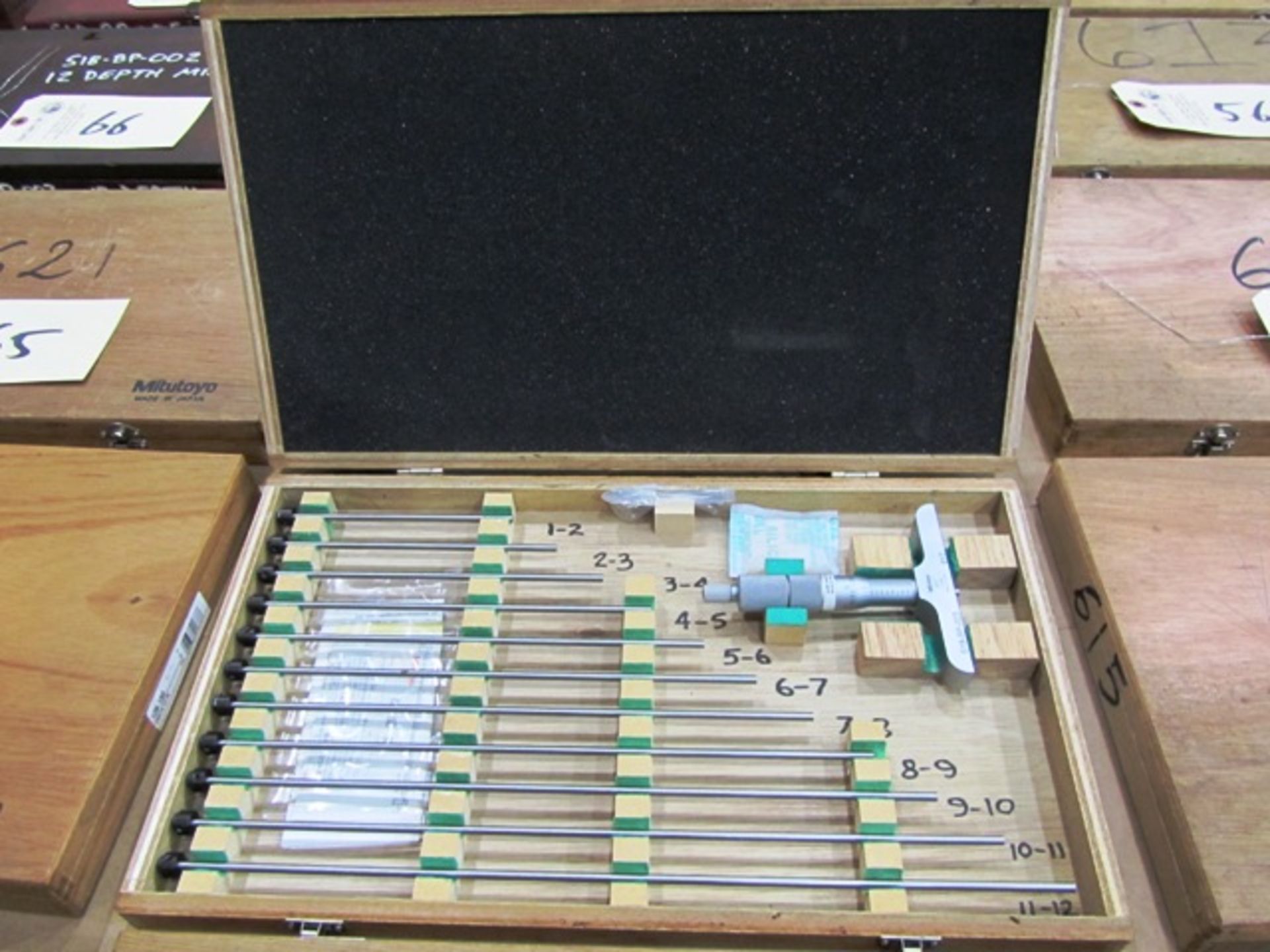 Mitutoyo 4''-12'' Depth Micrometer