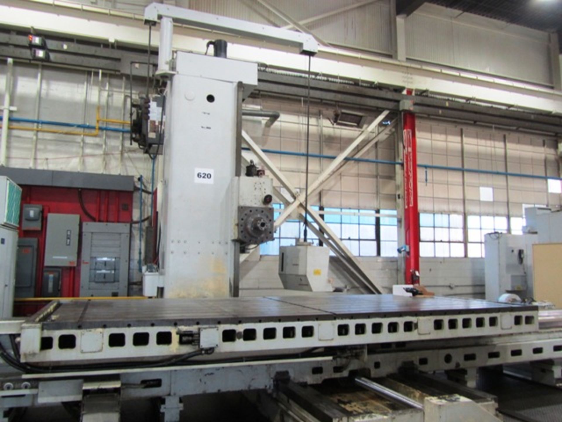 Giddings & Lewis 6'' Model 70-H6-T CNC Table Type Horizontal Boring Mill with 72'' x 156'' Table, - Image 4 of 4