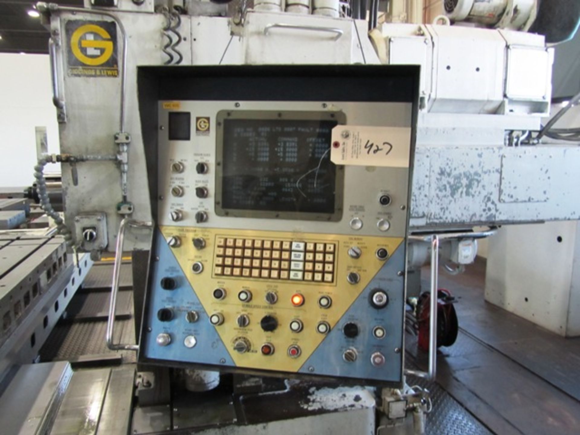 Giddings & Lewis Model G60T 6'' CNC Table Type Horizontal Boring Mill with 72'' x 144'' Table, 144'' - Image 2 of 4