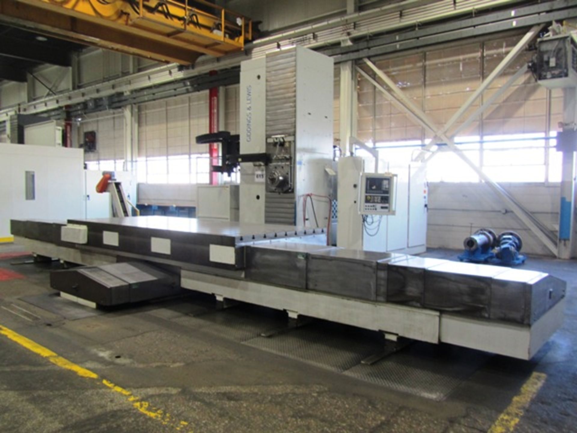 Giddings & Lewis Model PT 1800 6.1'' CNC Table Type Horizontal Boring Mill with 71'' x 165'' - Image 3 of 4