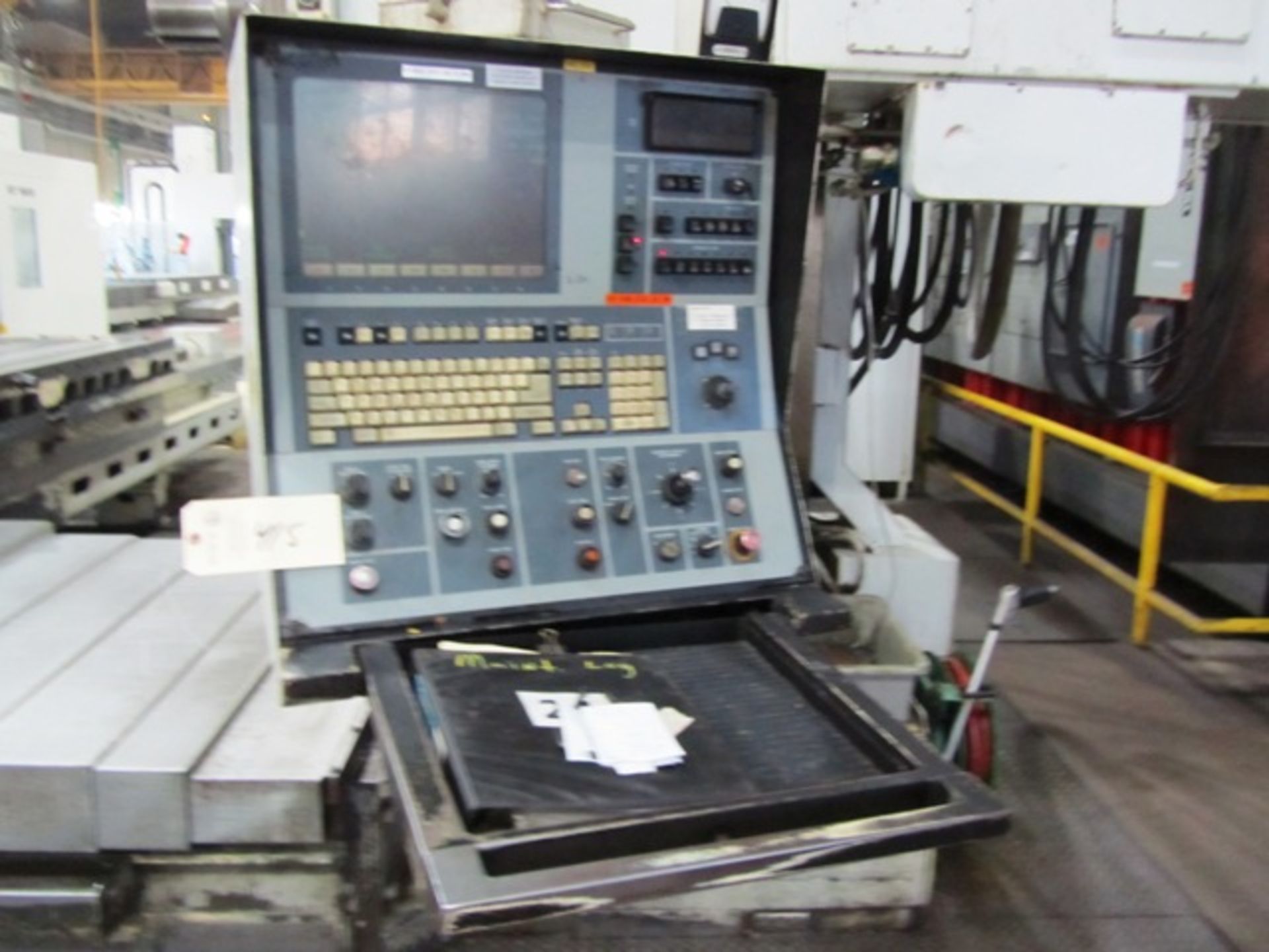 Giddings & Lewis 6'' Model 70-H6-T CNC Table Type Horizontal Boring Mill with 72'' x 156'' Table, - Image 2 of 4