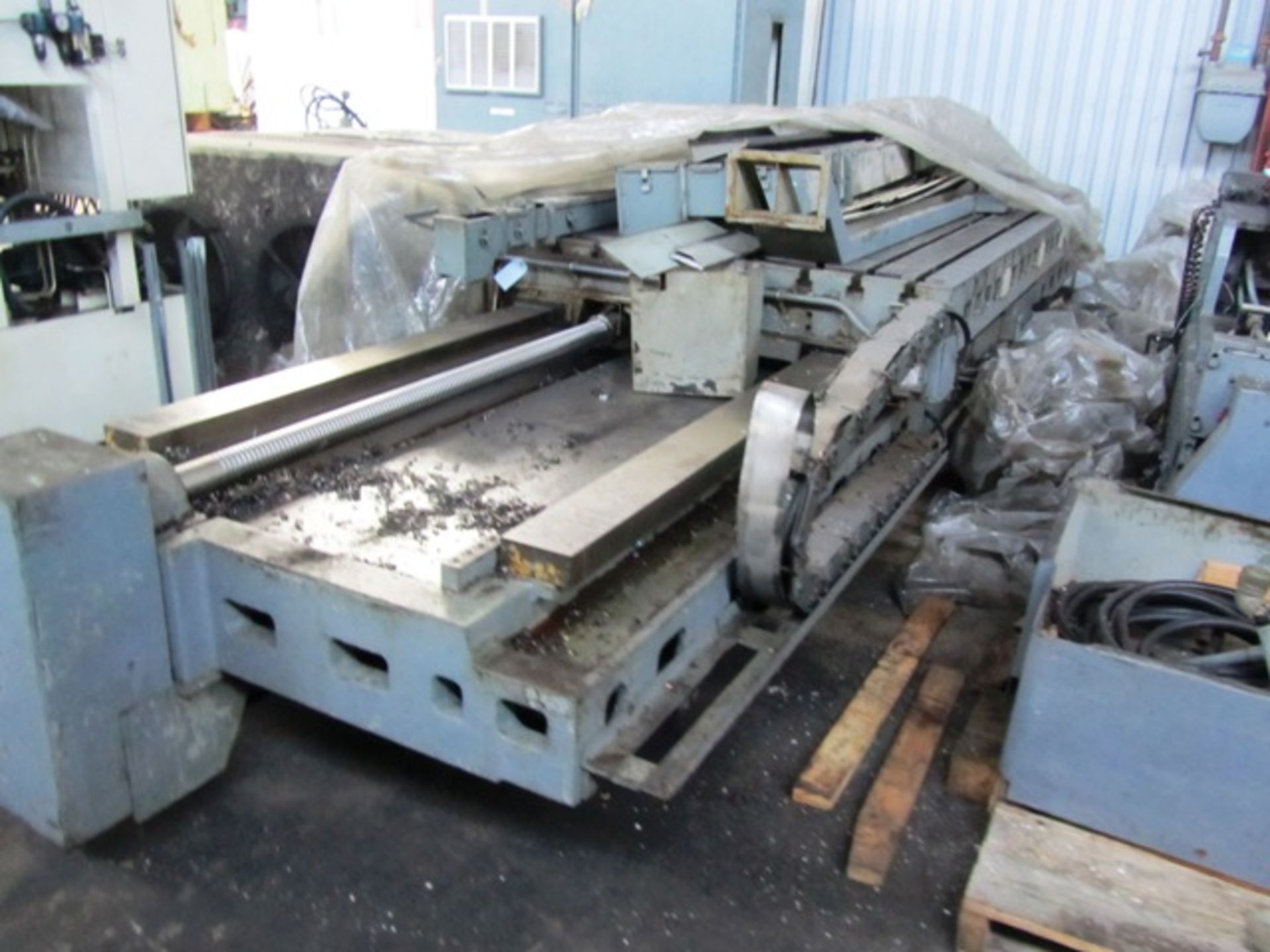 Giddings & Lewis Model PC-50 5'' CNC Table Type Horizontal Boring Mill with 60'' x 120'' Table,