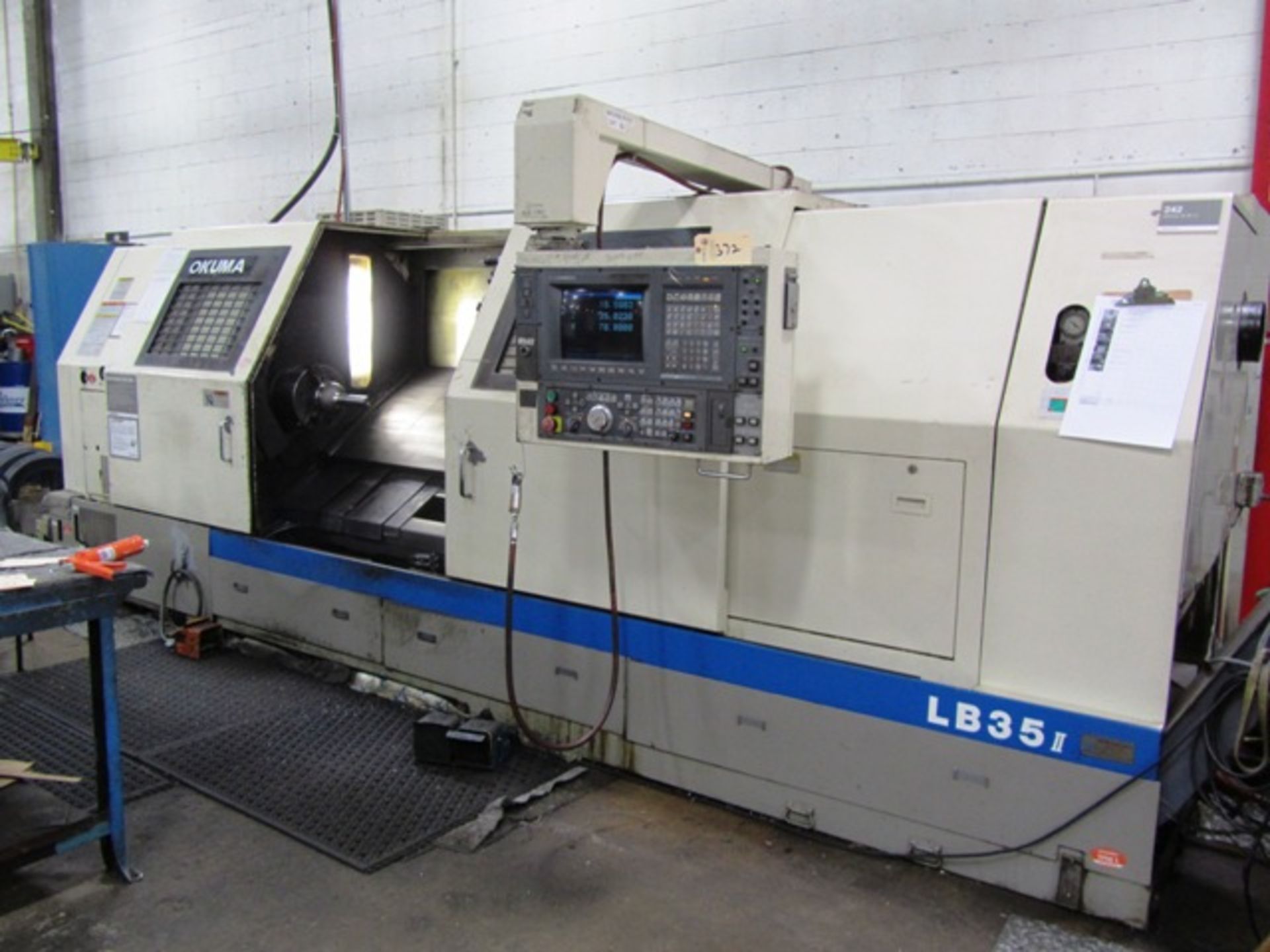 Okuma Model LB-35II 1SC-2000 CNC Turning Center with 28.38'' Swing Over Bed, 19.29'' Maximum Turning - Image 3 of 4