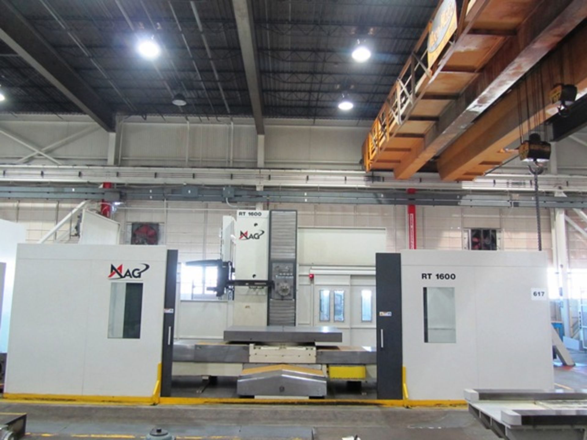Giddings & Lewis Model RT 1600 6.1'' CNC Table Type Horizontal Boring Mill with 63'' x 98.4'' B-Axis - Image 3 of 4