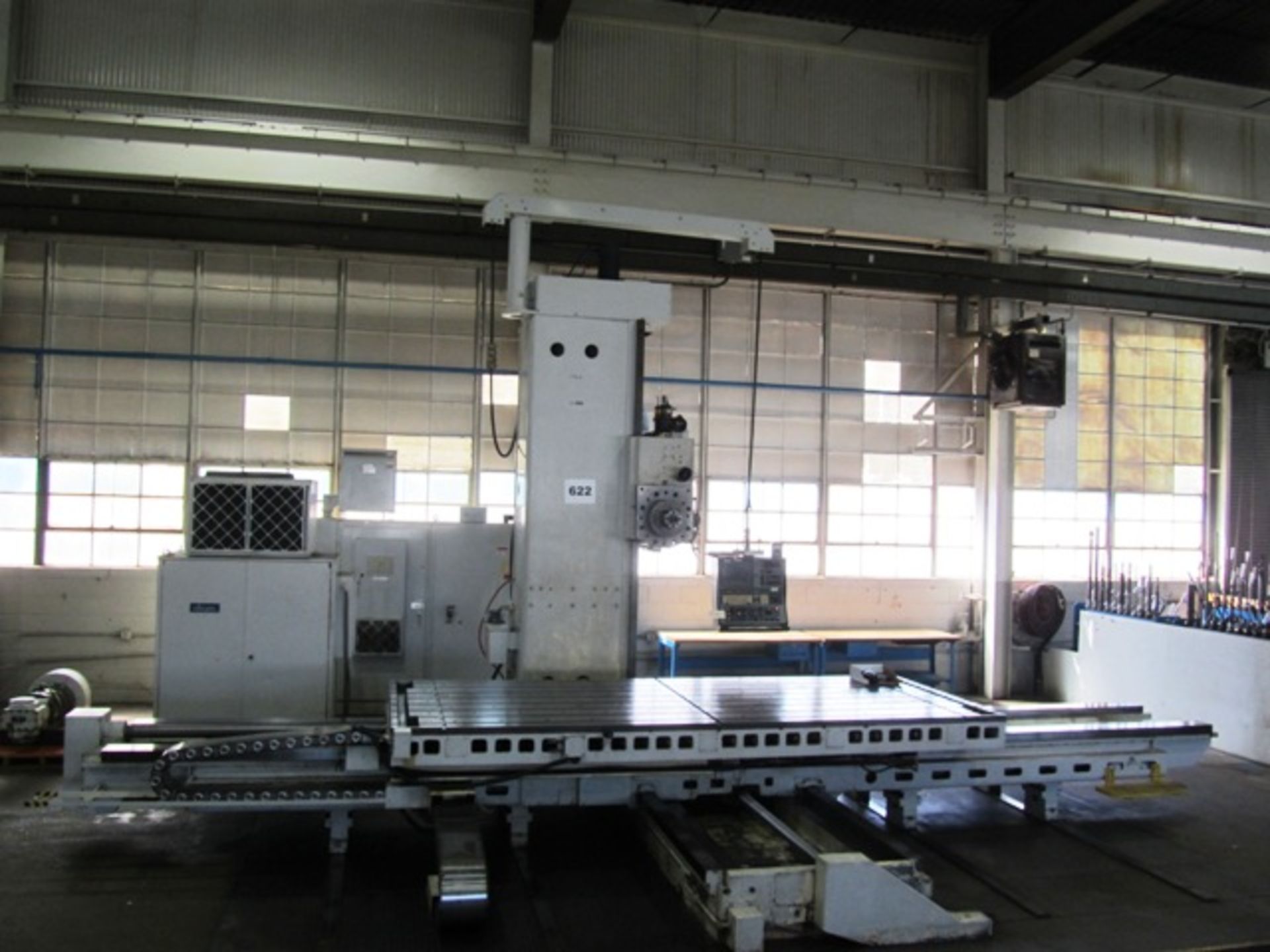 Giddings & Lewis Model 70-H6-T 6'' CNC Table Type Horizontal Boring Mill with 72'' x 168'' Table,