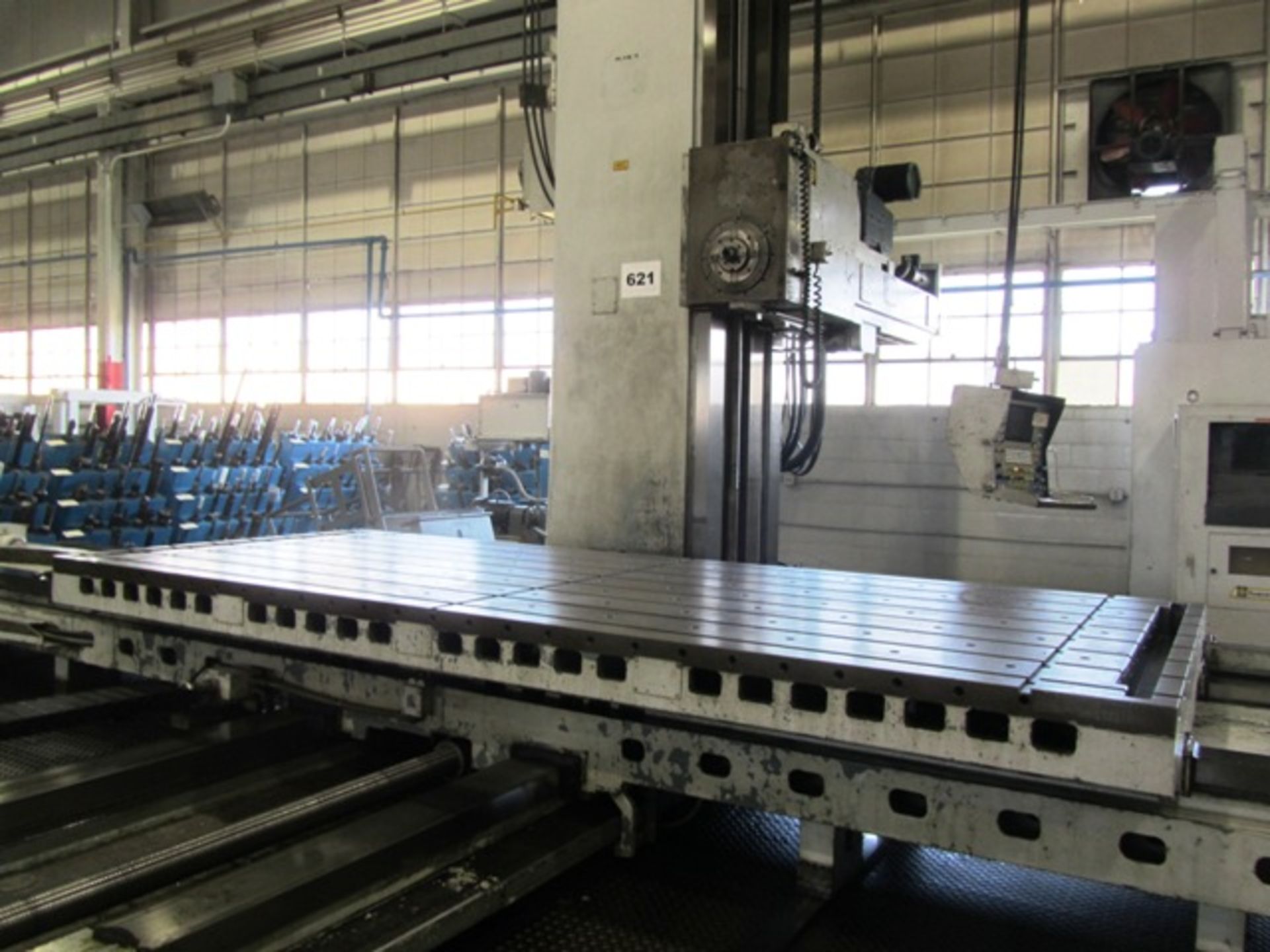 Giddings & Lewis Model H70-T 7'' CNC Table Type Horizontal Boring Mill with 72'' x 168'' Table, - Image 4 of 4