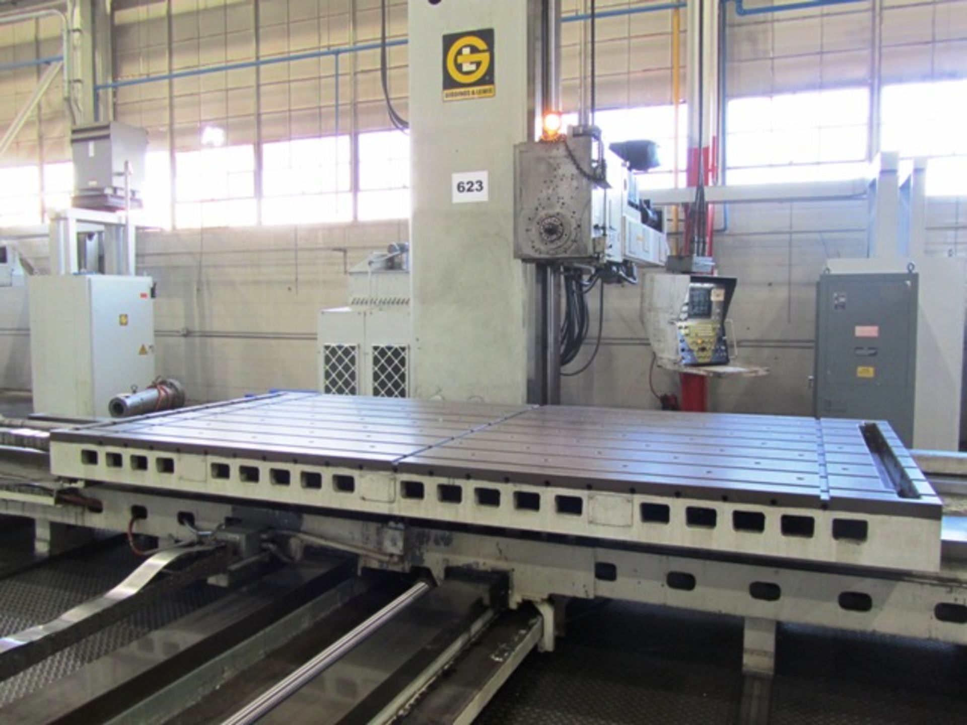 Giddings & Lewis Model G60T 6'' CNC Table Type Horizontal Boring Mill with 72'' x 144'' Table, 144'' - Image 4 of 4