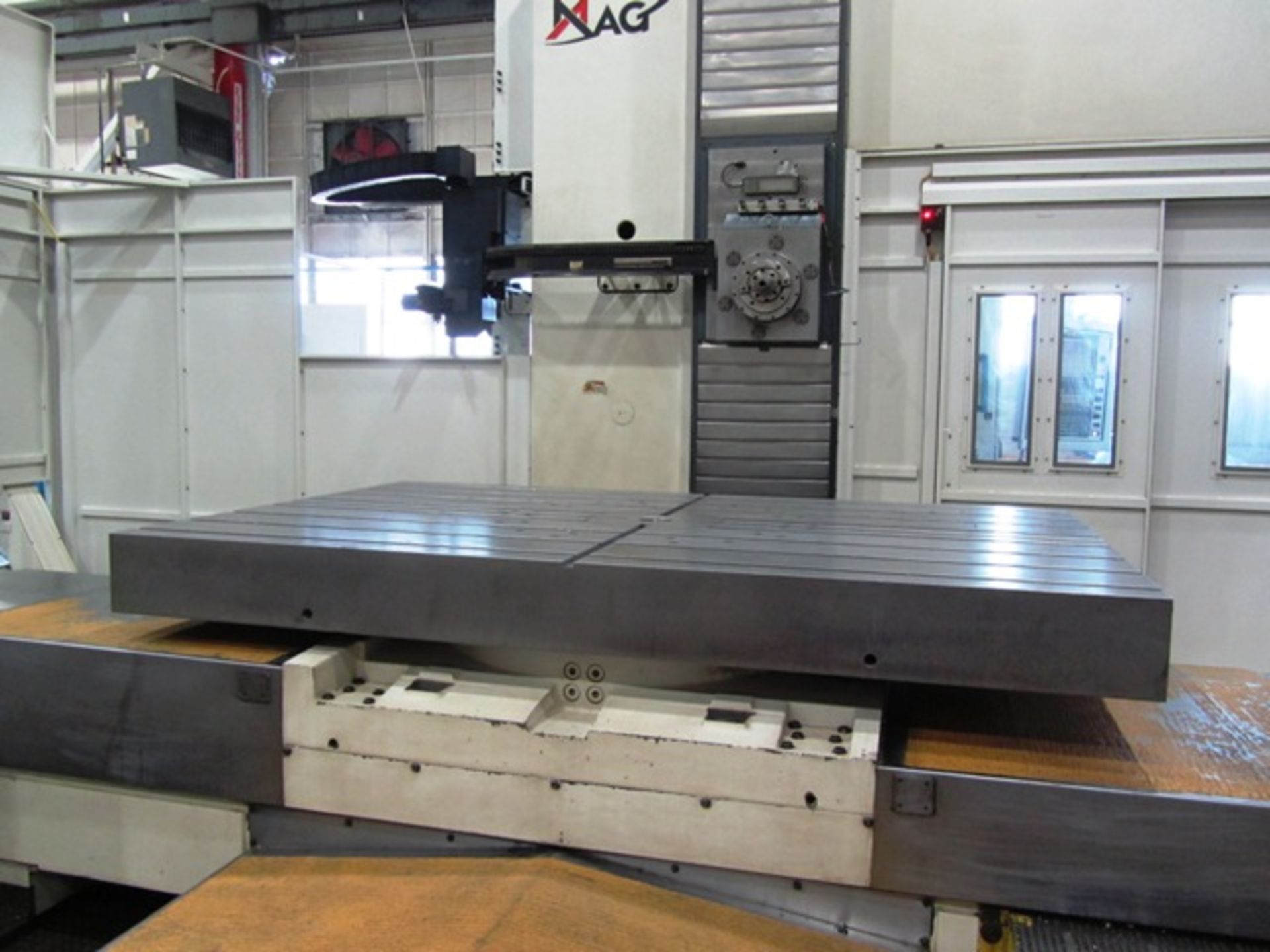 Giddings & Lewis Model RT 1600 6.1'' CNC Table Type Horizontal Boring Mill with 63'' x 98.4'' B-Axis - Image 4 of 4
