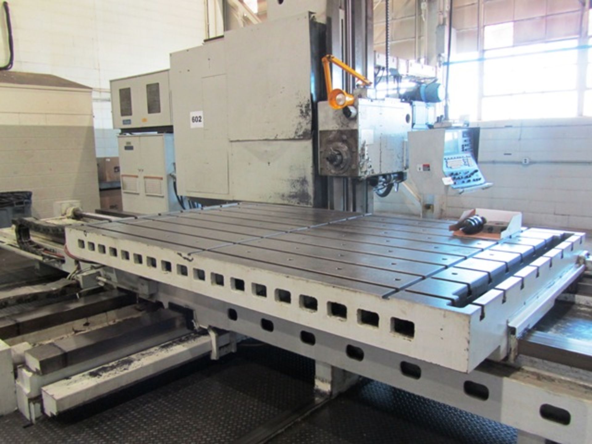 Giddings & Lewis Model G60TX 6'' CNC Table Type Horizontal Boring Mill with 72'' x 120'' Table, - Image 4 of 4