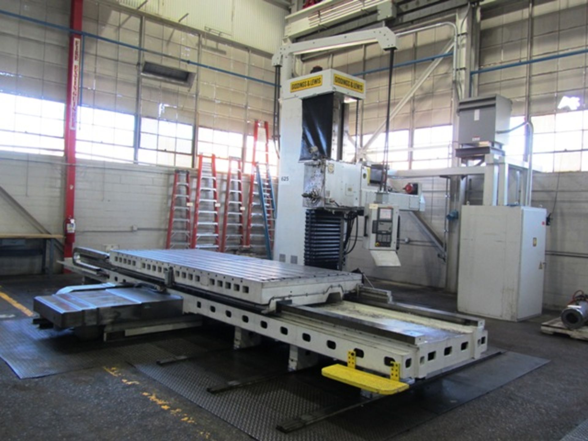 Giddings & Lewis Model G60T 6'' CNC Table Type Horizontal Boring Mill with 60'' x 144'' Table, 144'' - Image 3 of 4