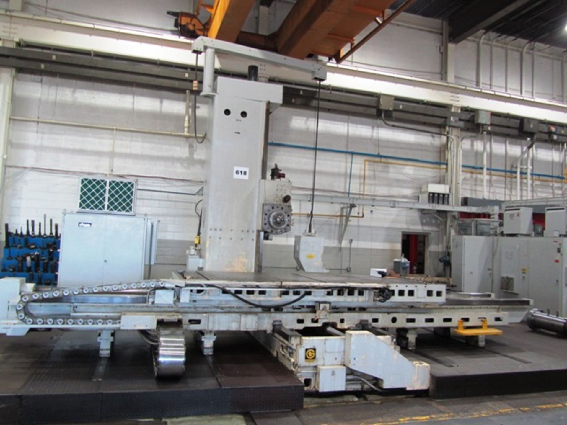 Giddings & Lewis Model 70-H6-T 6'' CNC Table Type Horizontal Boring Mill with 60'' x 144'' Table, - Image 3 of 4