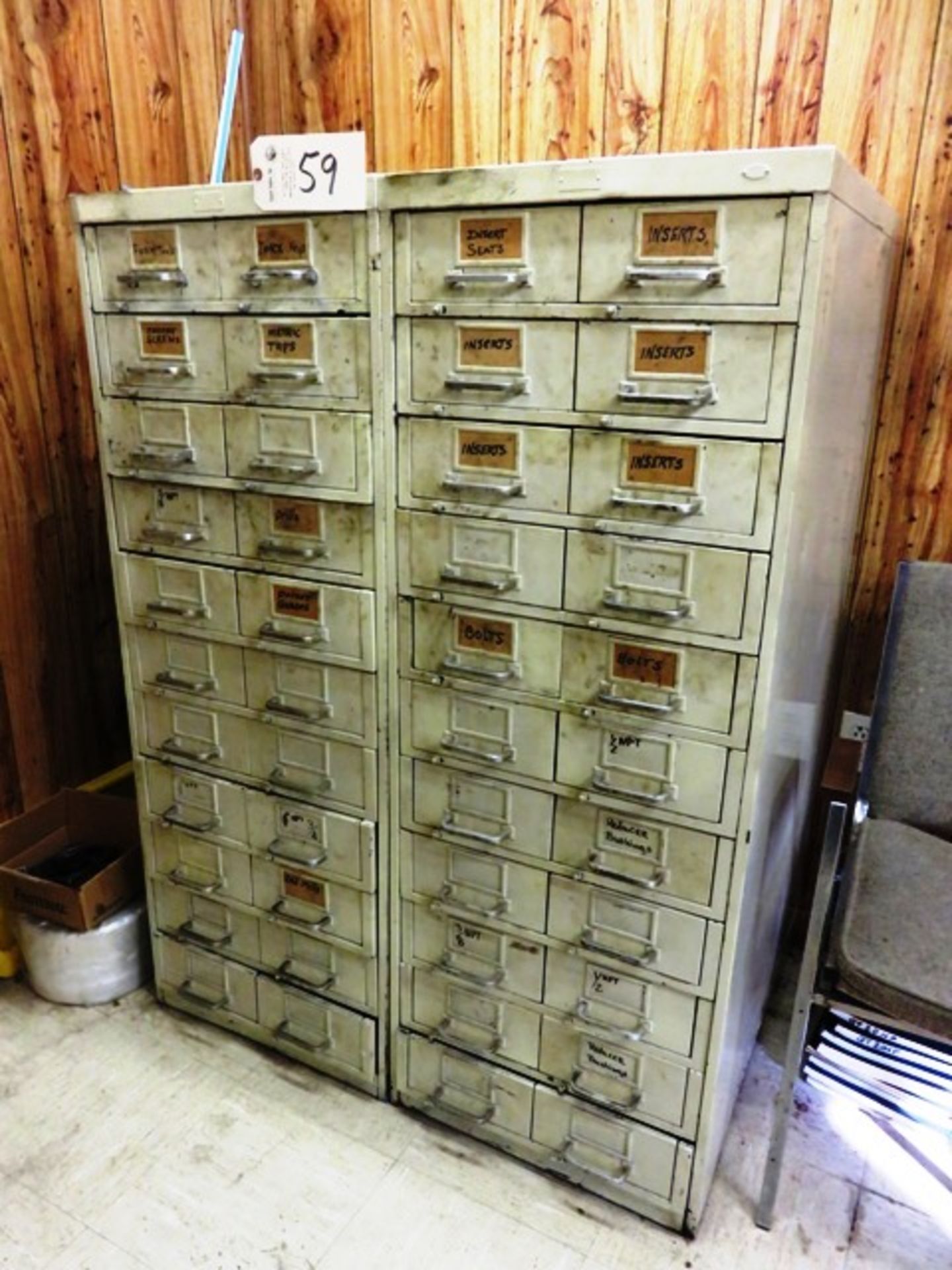 (2) Metal Cabinets