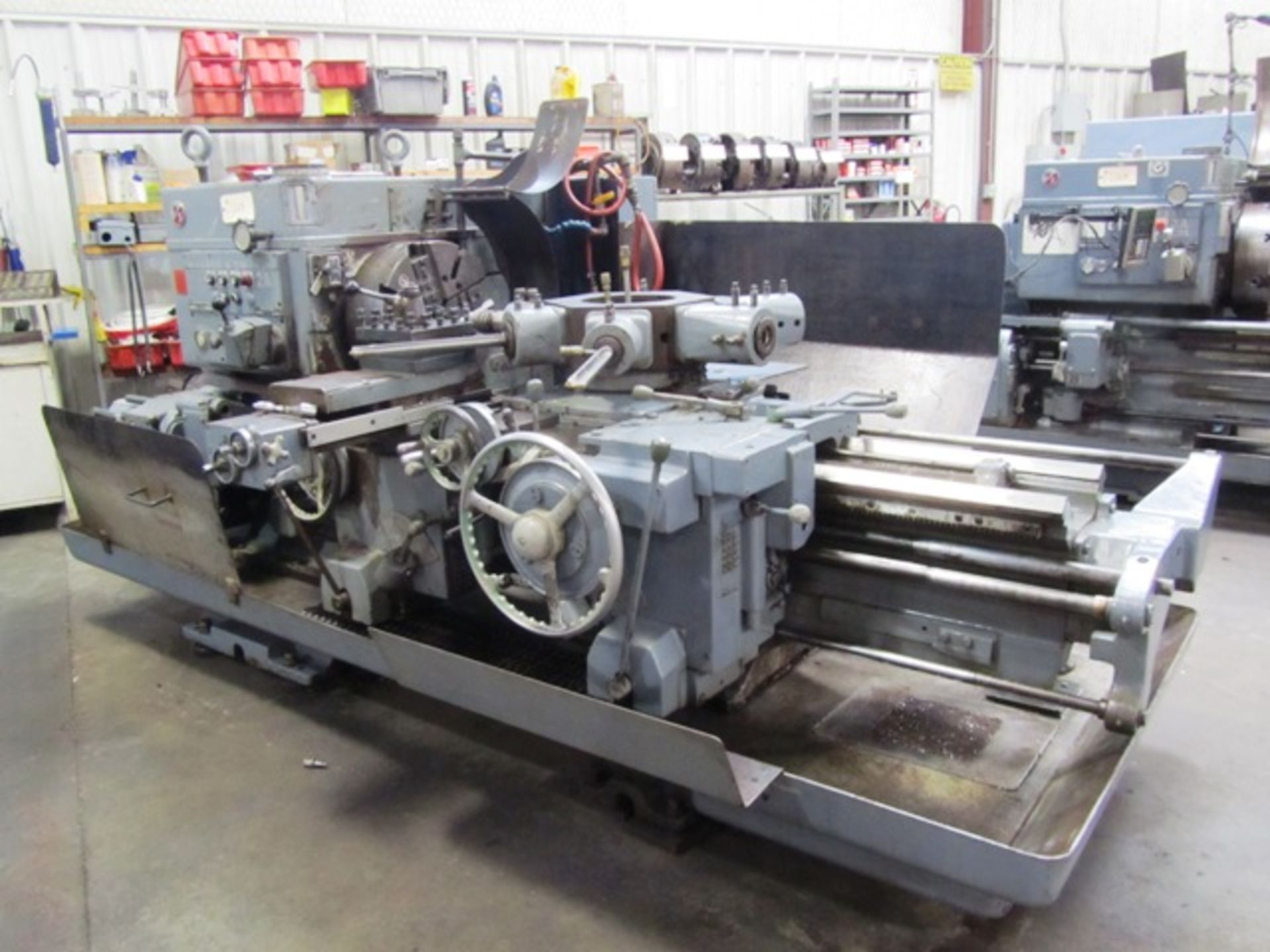 Warner & Swasey #2A Model M-3470 Square Head Turret Lathe with 18'' 3-Jaw Chuck, 4-1/2'' Thru-