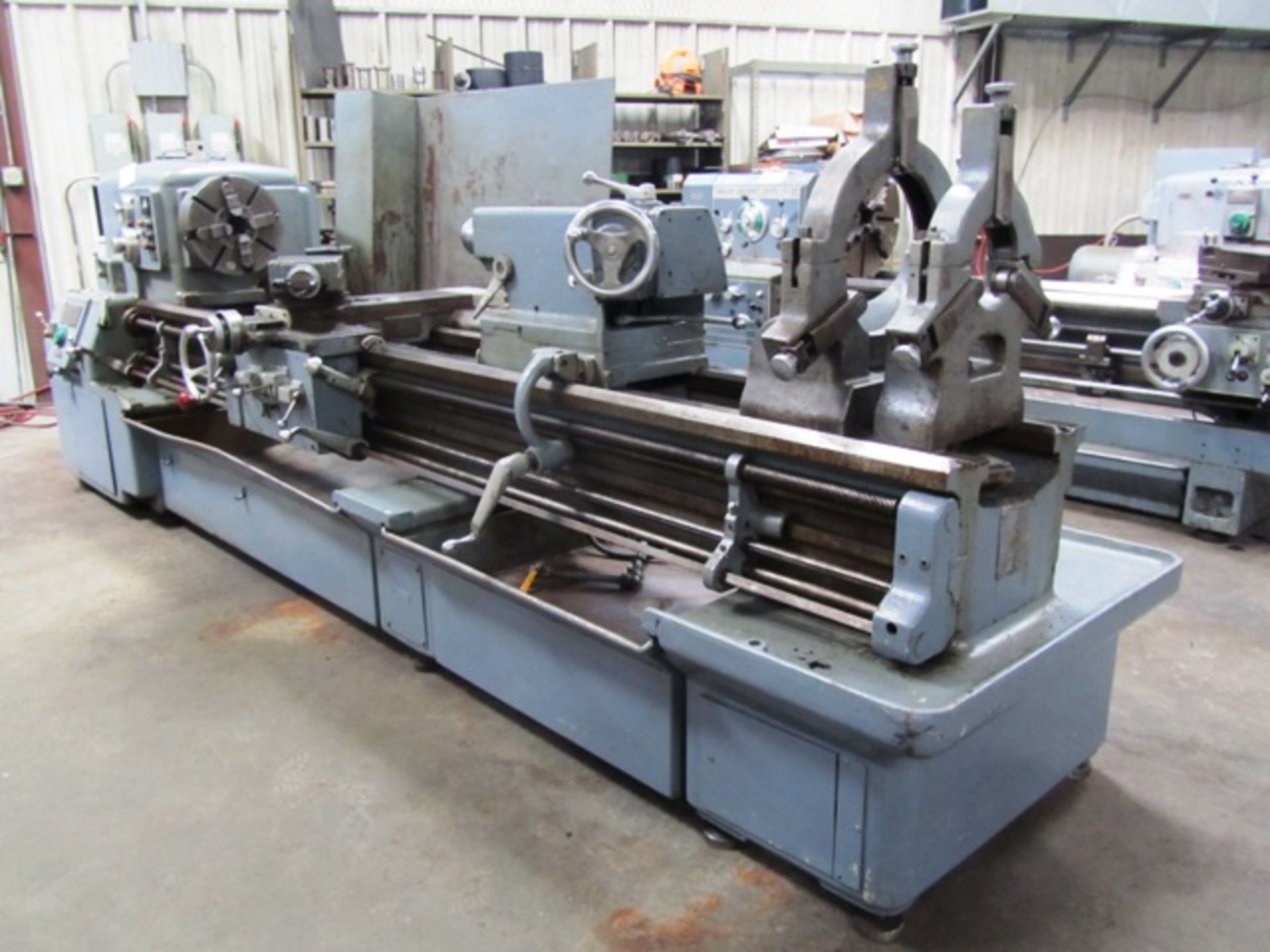 Monarch 21'' x 96'' Heavy Duty Engine Lathe with 15'' 4-Jaw Chuck, Spindle Speeds to 19-1750 RPM, - Image 2 of 5