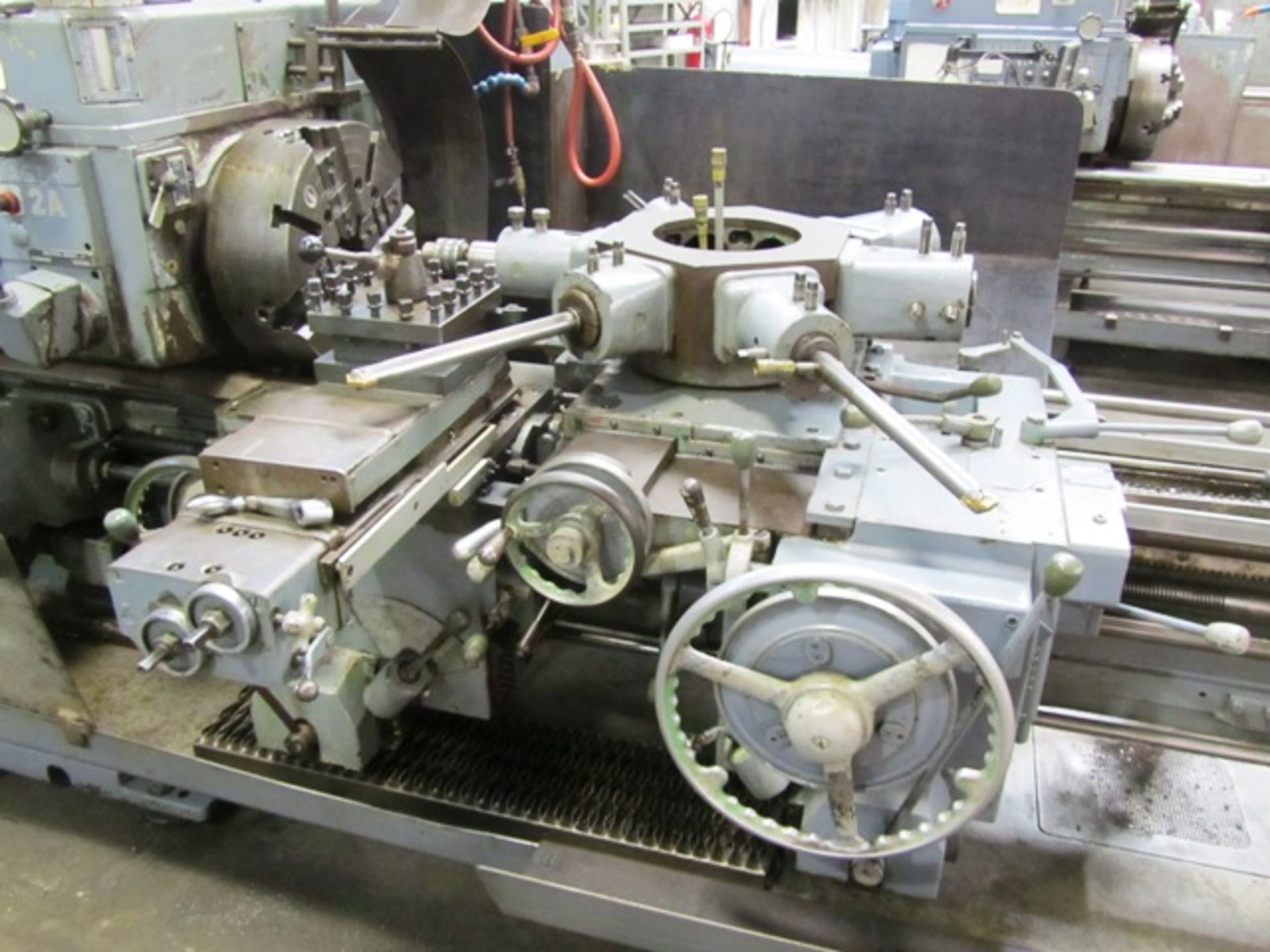 Warner & Swasey #2A Model M-3470 Square Head Turret Lathe with 18'' 3-Jaw Chuck, 4-1/2'' Thru- - Image 4 of 4