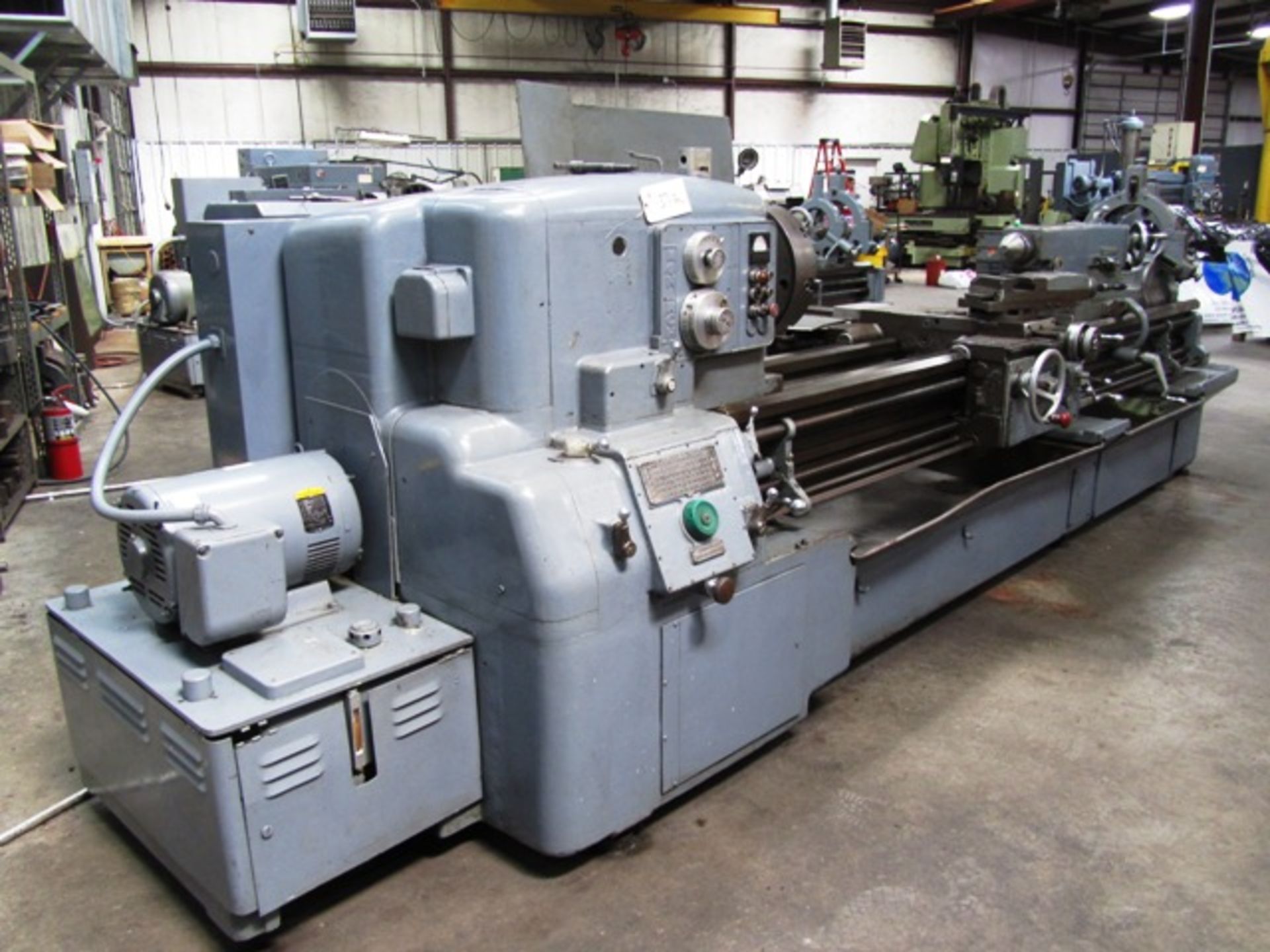 Monarch 21'' x 96'' Heavy Duty Engine Lathe with 15'' 4-Jaw Chuck, Spindle Speeds to 19-1750 RPM, - Image 3 of 5