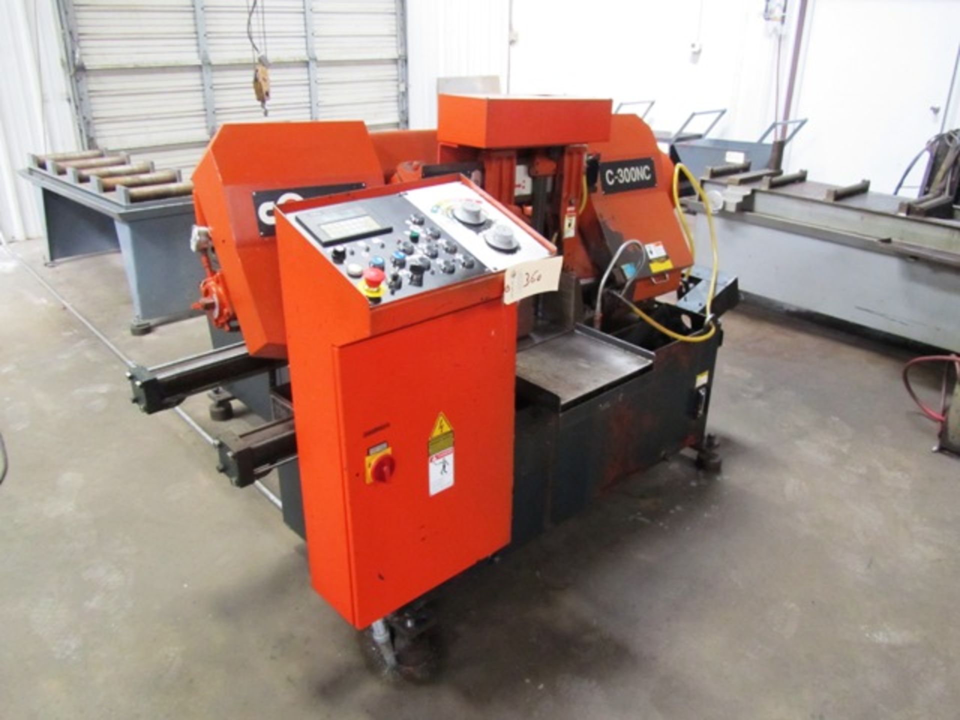 Cosen Model C-300NC Automatic Horizontal Bandsaw with 11.8'' x 13'' Capacity, 11.8'' Rounds, - Image 2 of 3