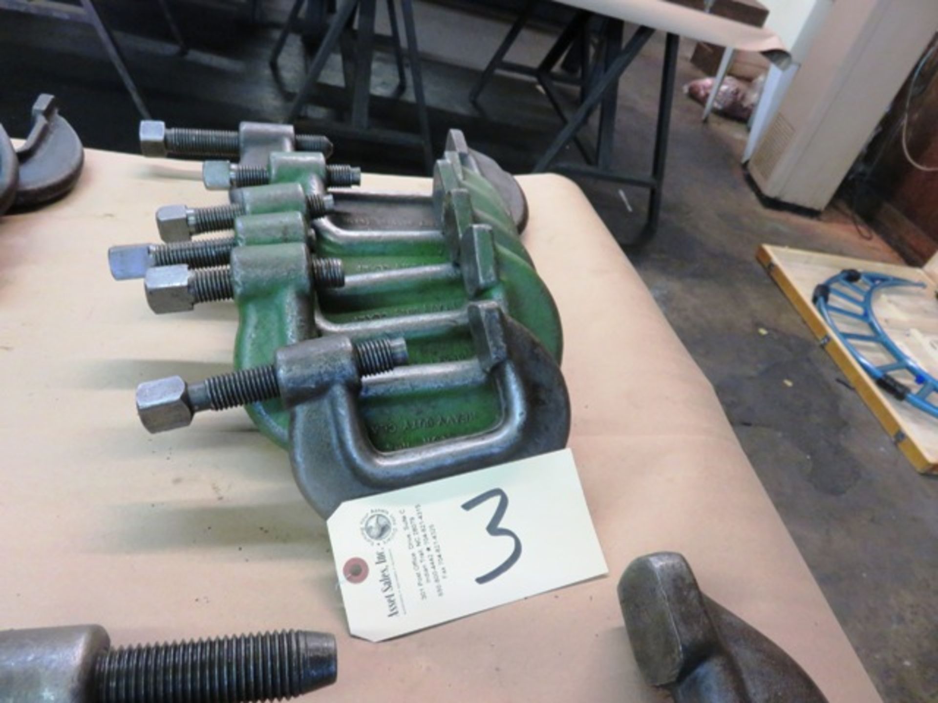 (6) Heavy Duty Clamps