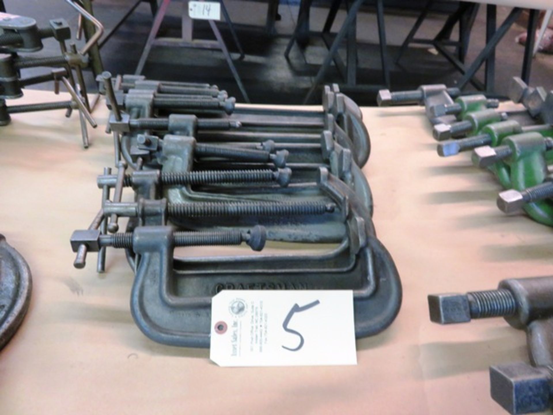 (10) Heavy Duty Clamps