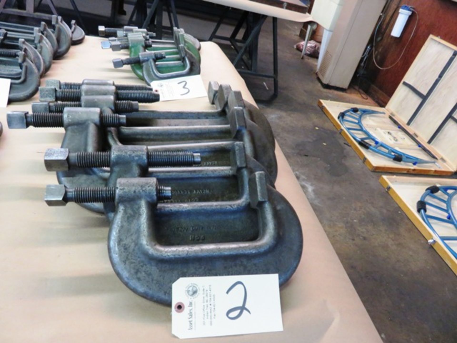 (6) Heavy Duty Clamps