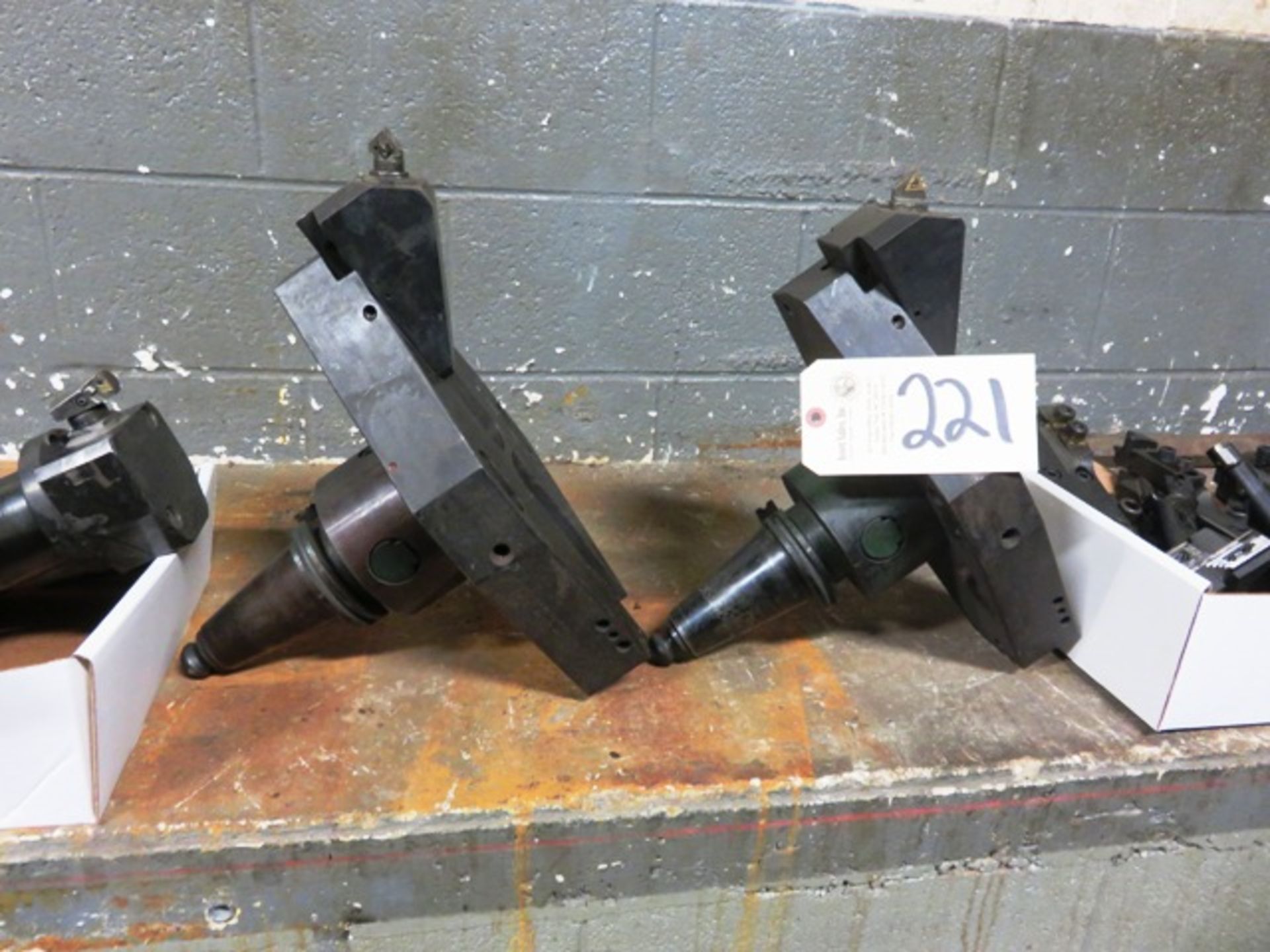 (2) CAT 50 Boring Toolholders