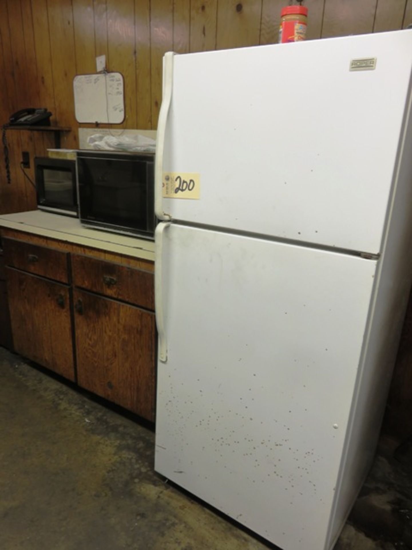 Roper Refrigerator, (2) Microwaves