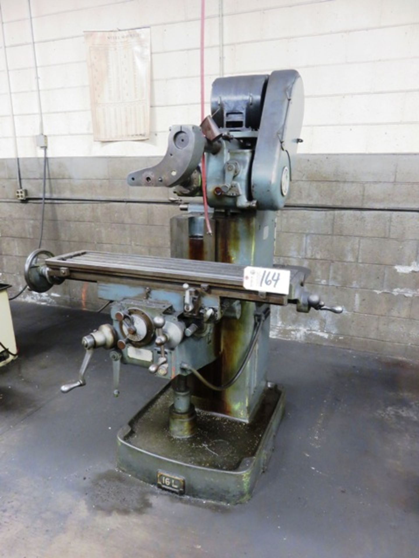 Van Norman Universal Milling Machine with 10'' x 45'' Table