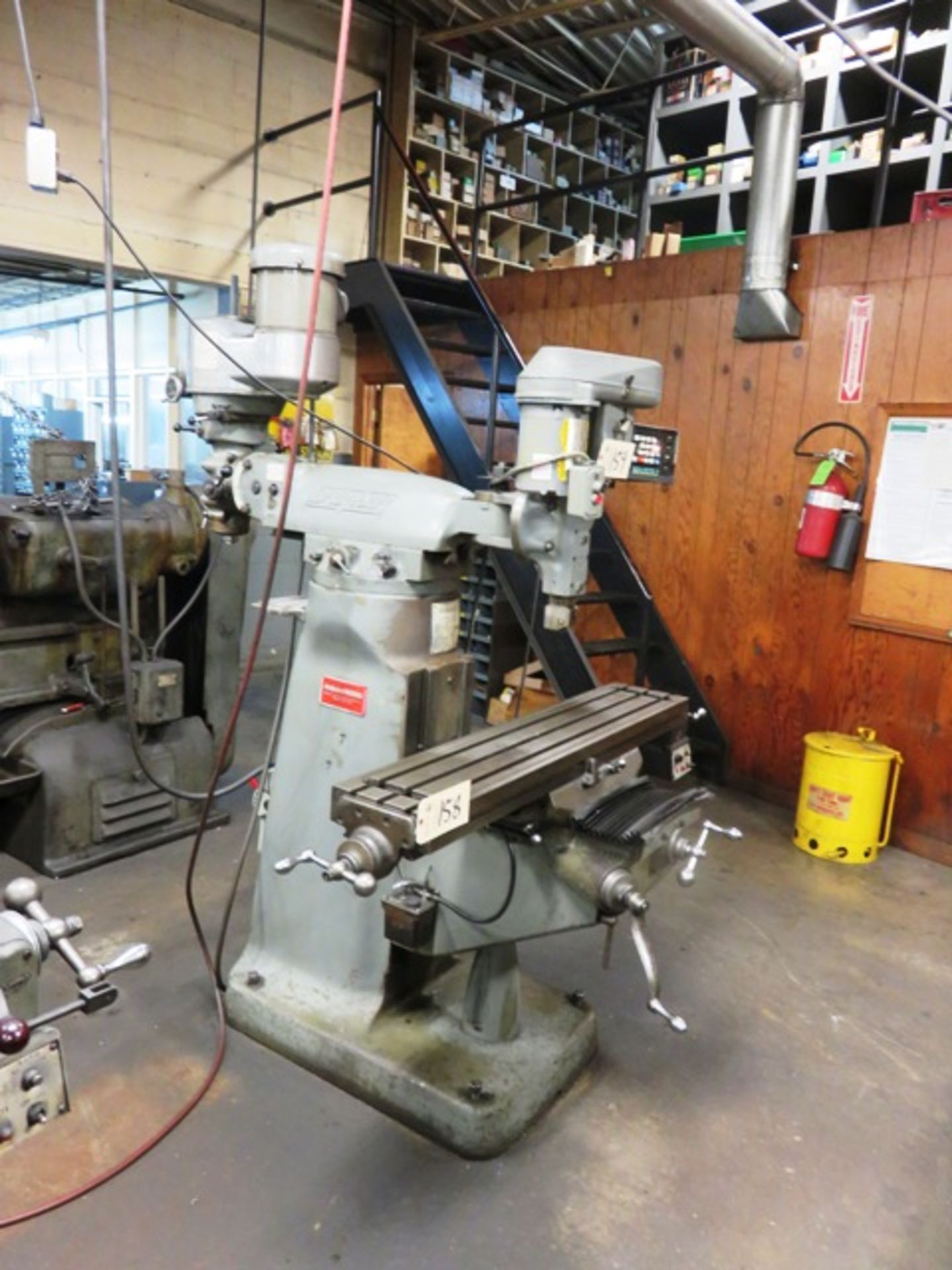 Bridgeport Model Series I Vertical Milling Machine with 9'' x 48'' Table Capacity, 2 HP, Variable